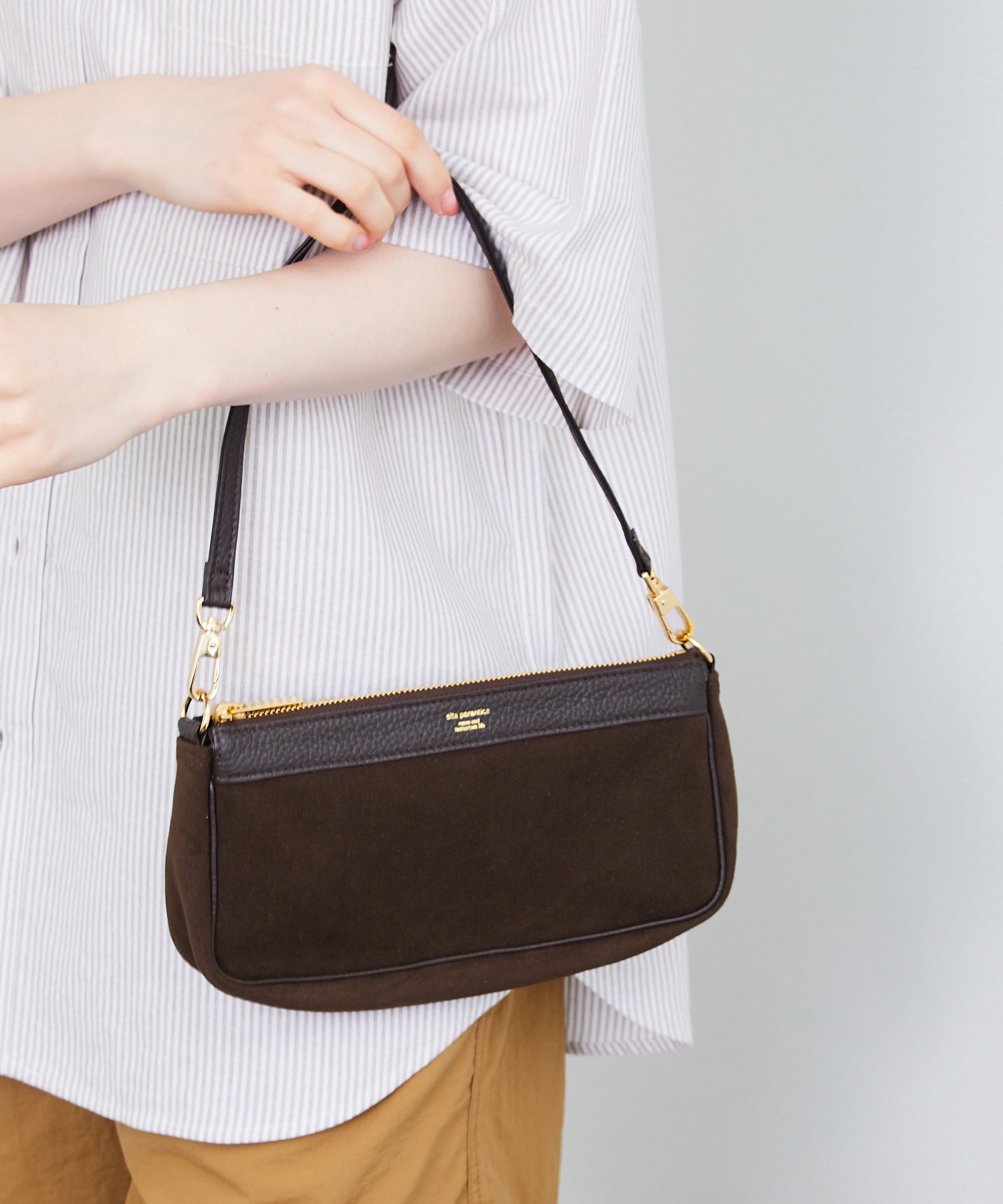 sita parantica/シータ パランティカ Ultrasuede POUCH_M スエード