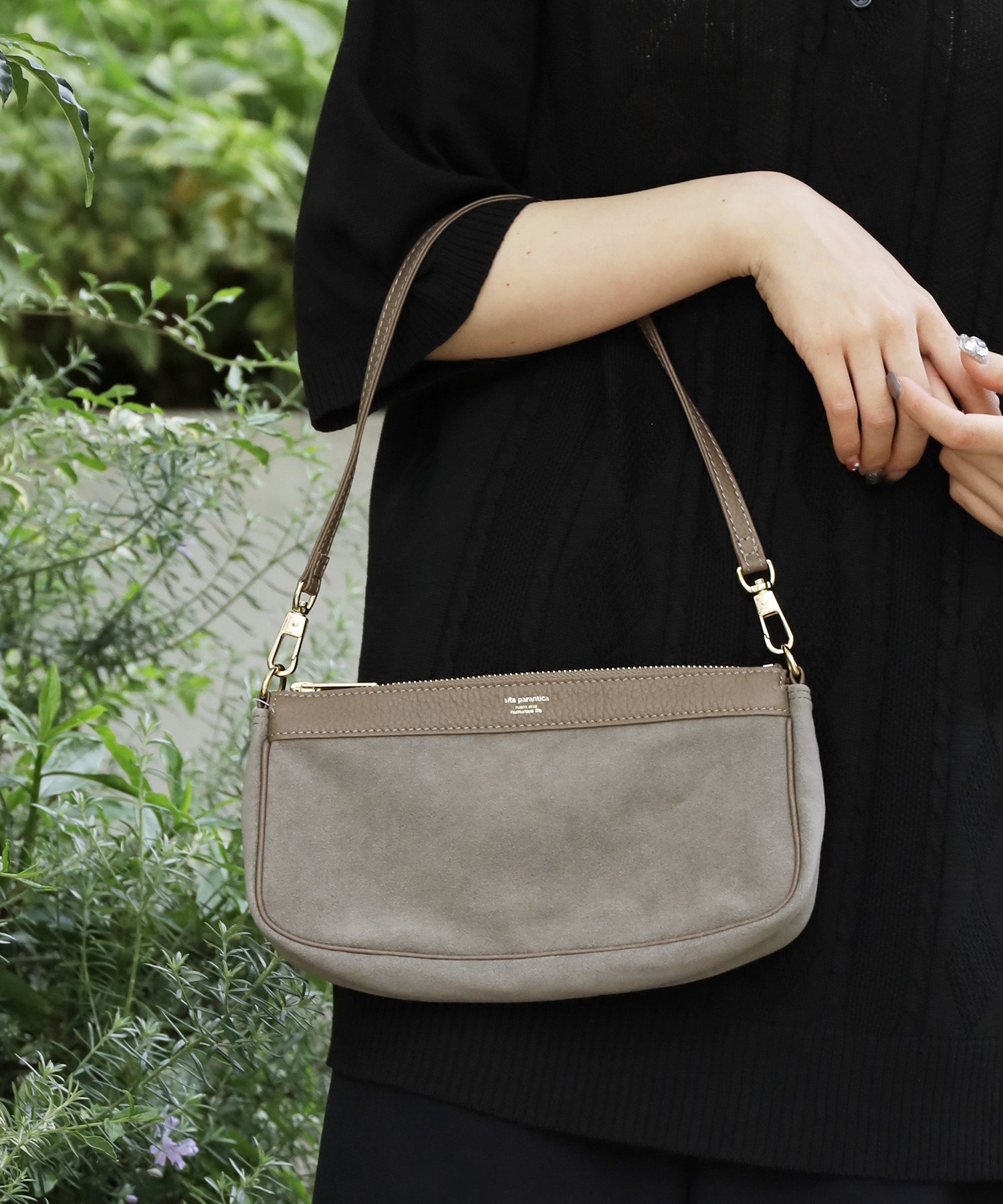 sita parantica/シータ パランティカ Ultrasuede POUCH_M スエード