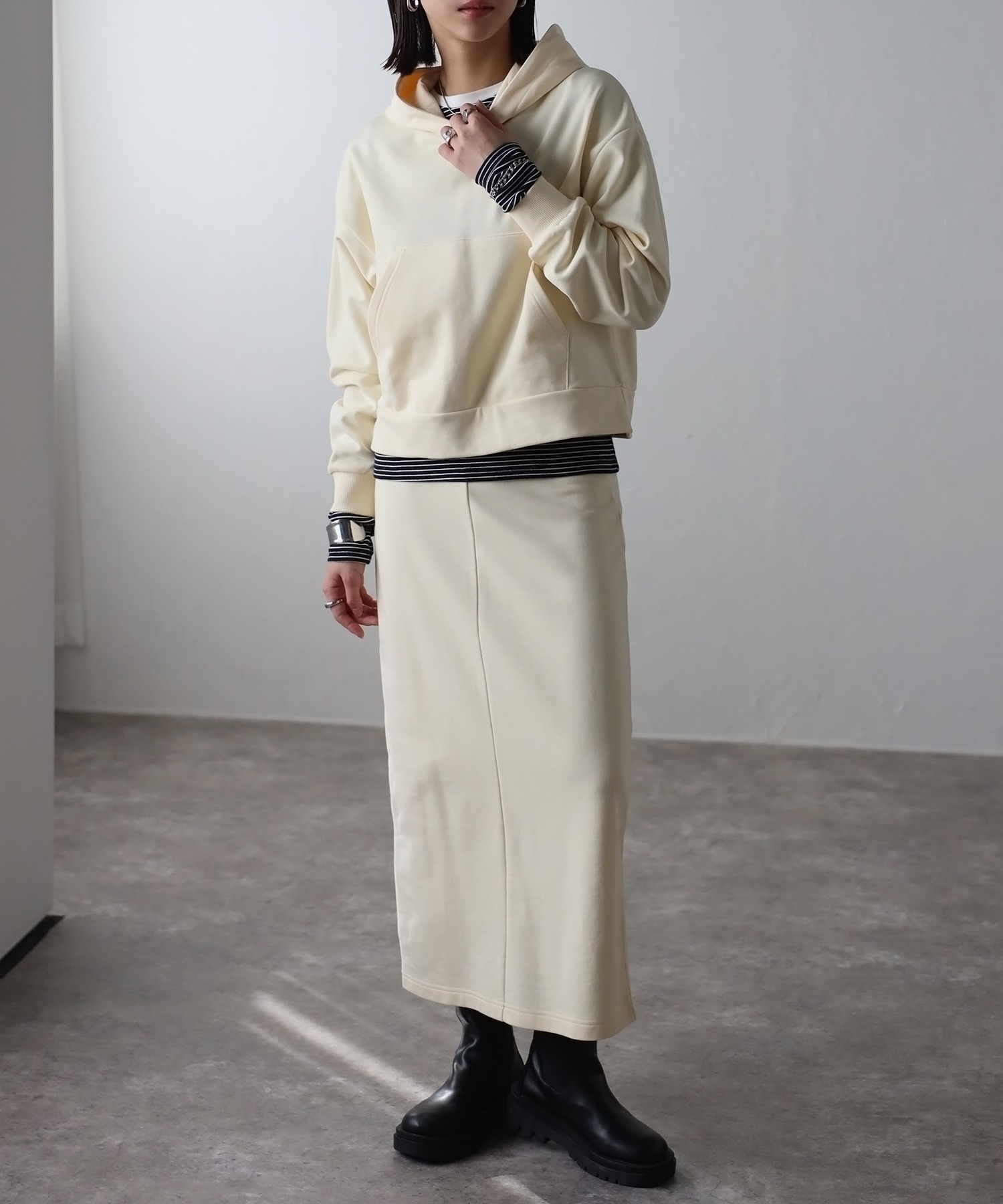 model：H170 着用サイズ：FREE