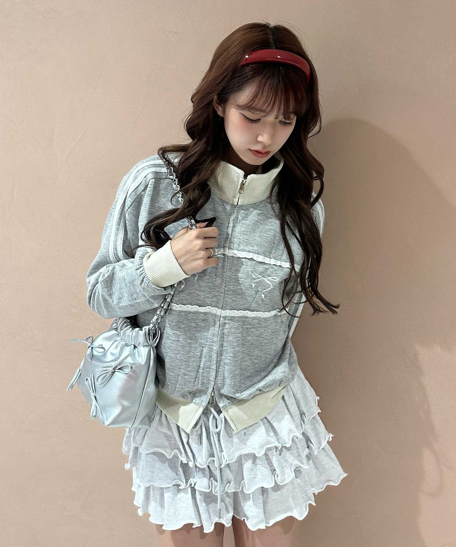 A'GEM/9 × .kom『.kom/ドットケーオーエム』リボンスポーツジャージ