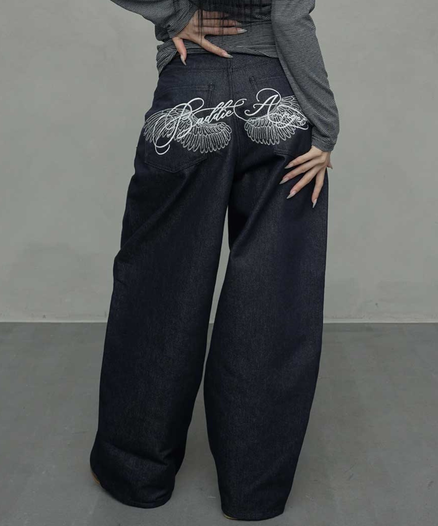 A'GEM/9 × .kom 『NIIER NOR/ニアノア』 BADDIE ANGEL PANTS/バディー