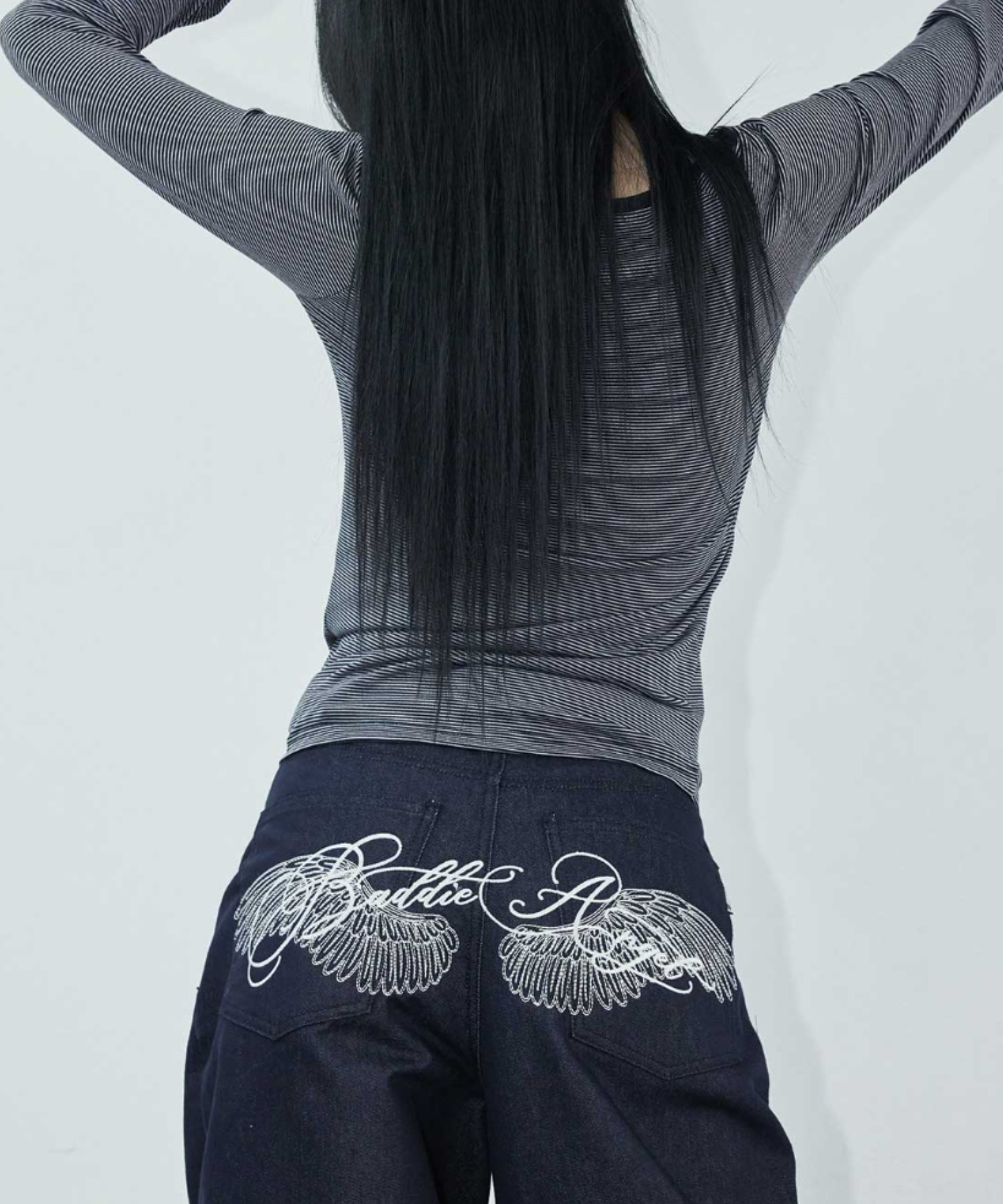 A'GEM/9 × .kom 『NIIER NOR/ニアノア』 BADDIE ANGEL PANTS/バディー
