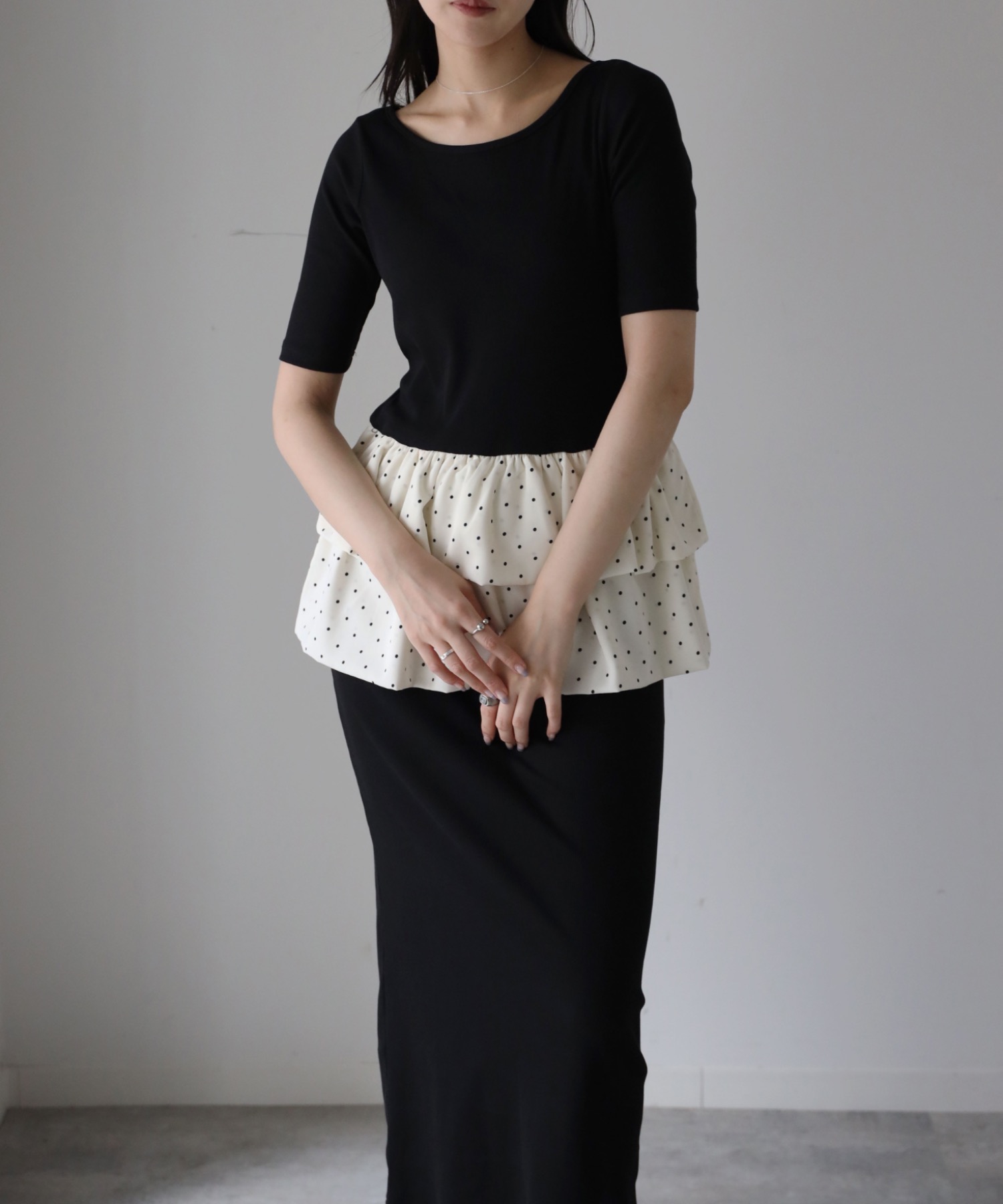 model：164cm. 着用サイズ：FREE