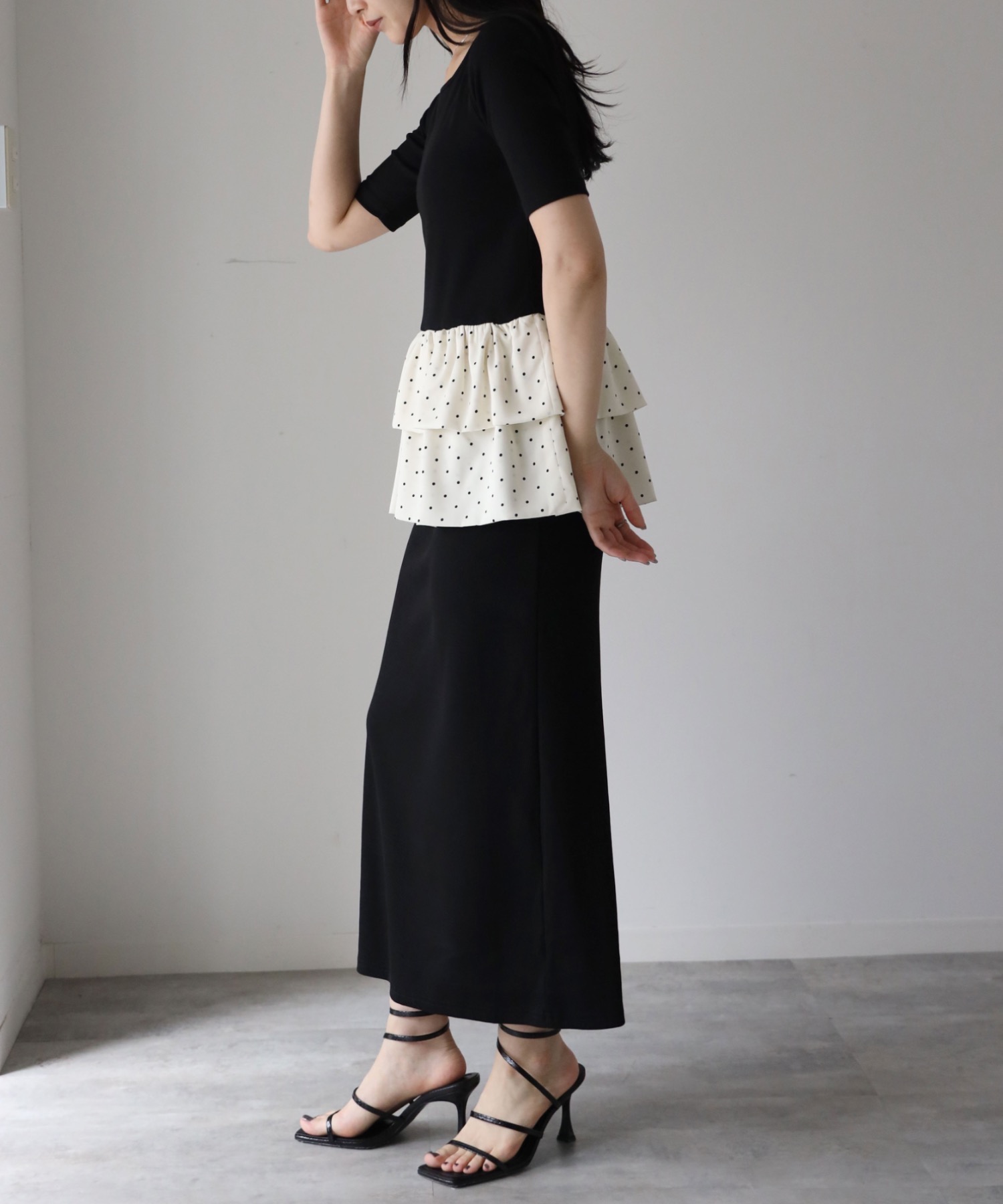 model：164cm. 着用サイズ：FREE