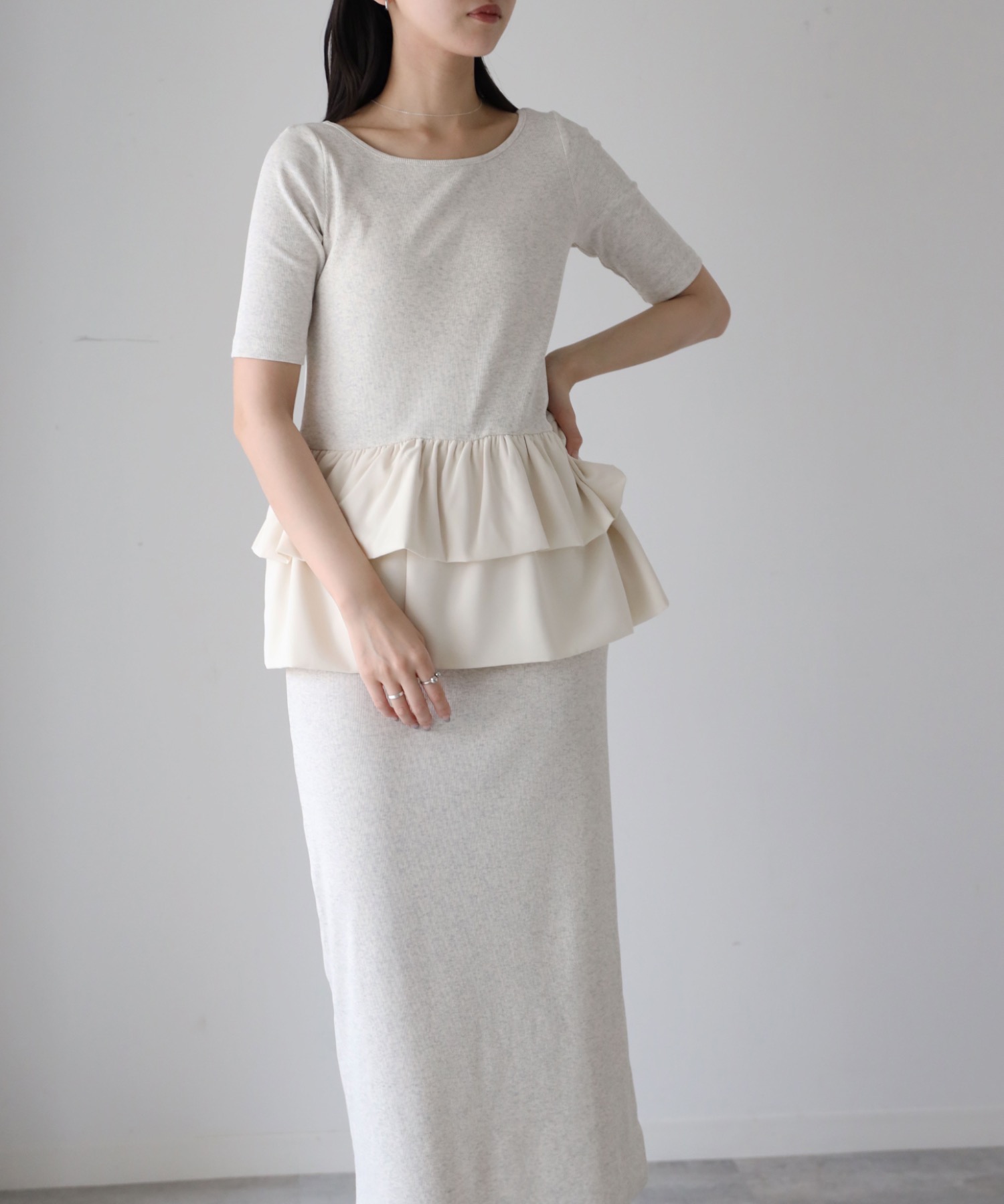 model：164cm. 着用サイズ：FREE