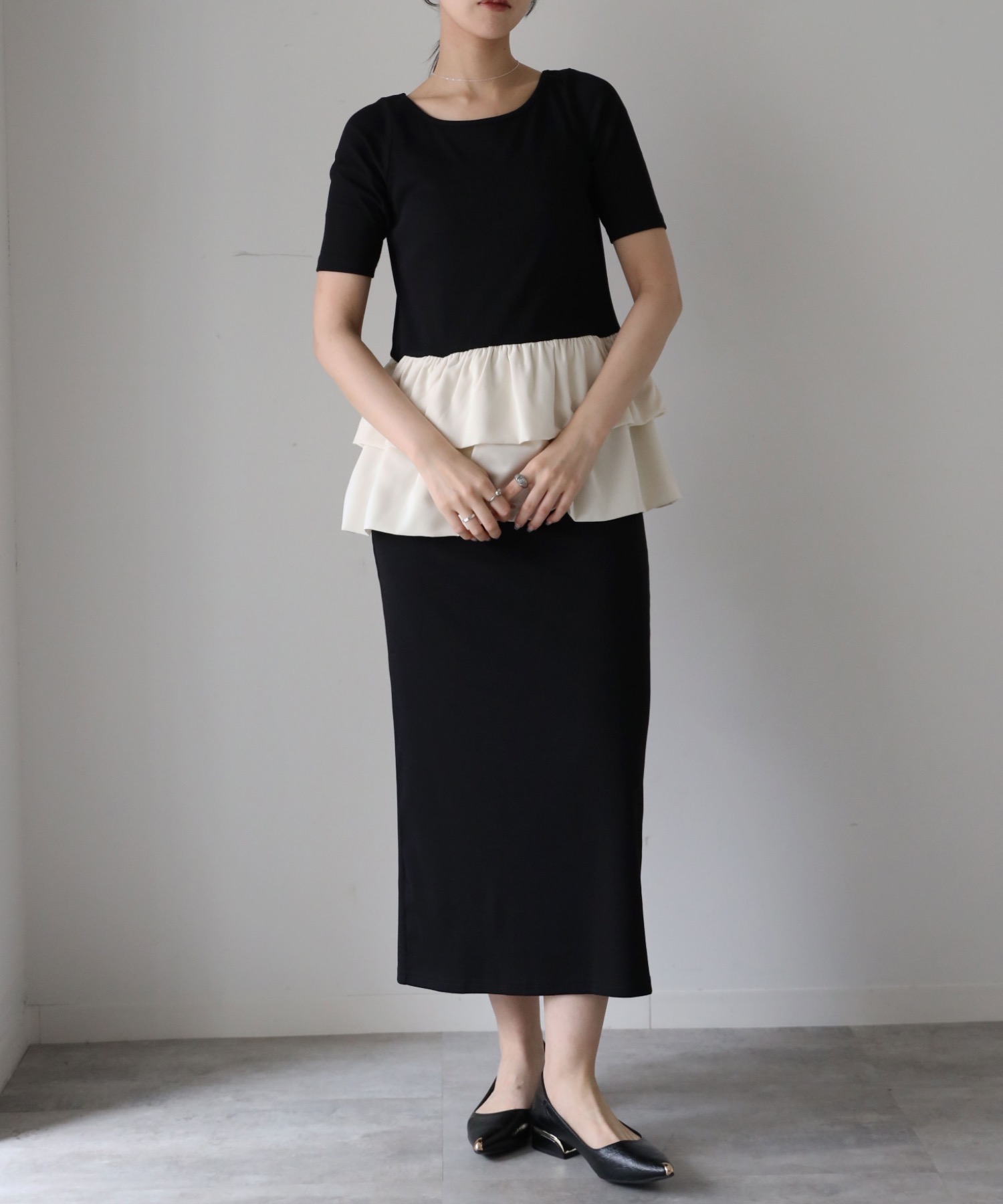 model：164cm. 着用サイズ：FREE