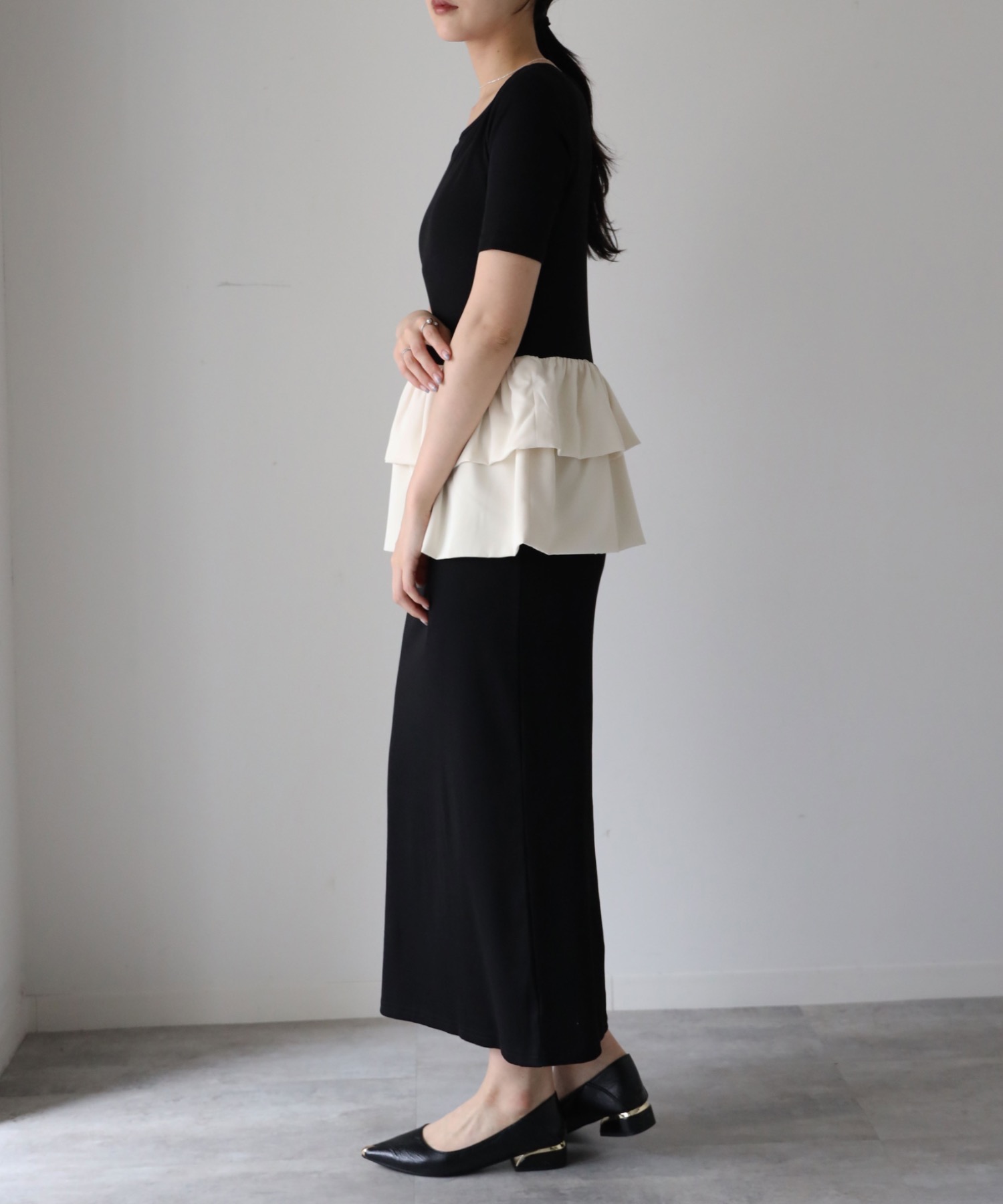 model：164cm. 着用サイズ：FREE