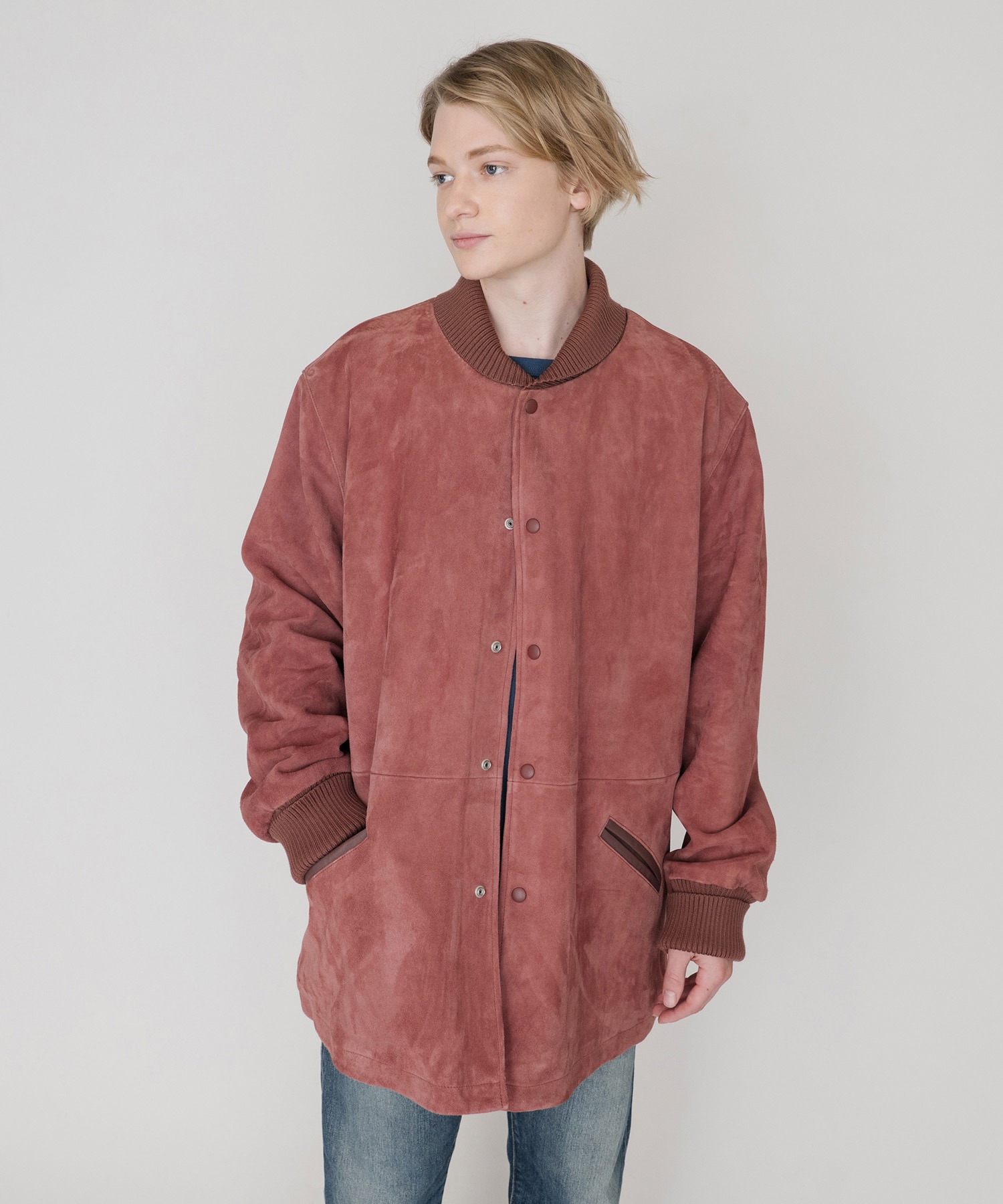 Levi'sLEVI'S R 高額売筋 プレゼント MADECRAFTED BROWN COPPER スエードスポーツジャケット