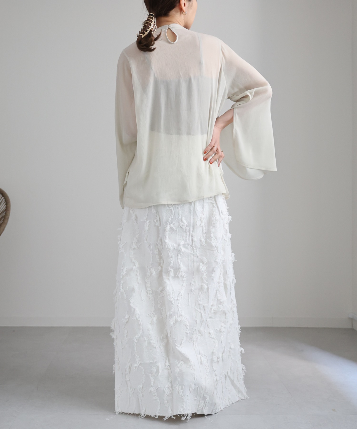 model:162cm  着用サイズ:FREE