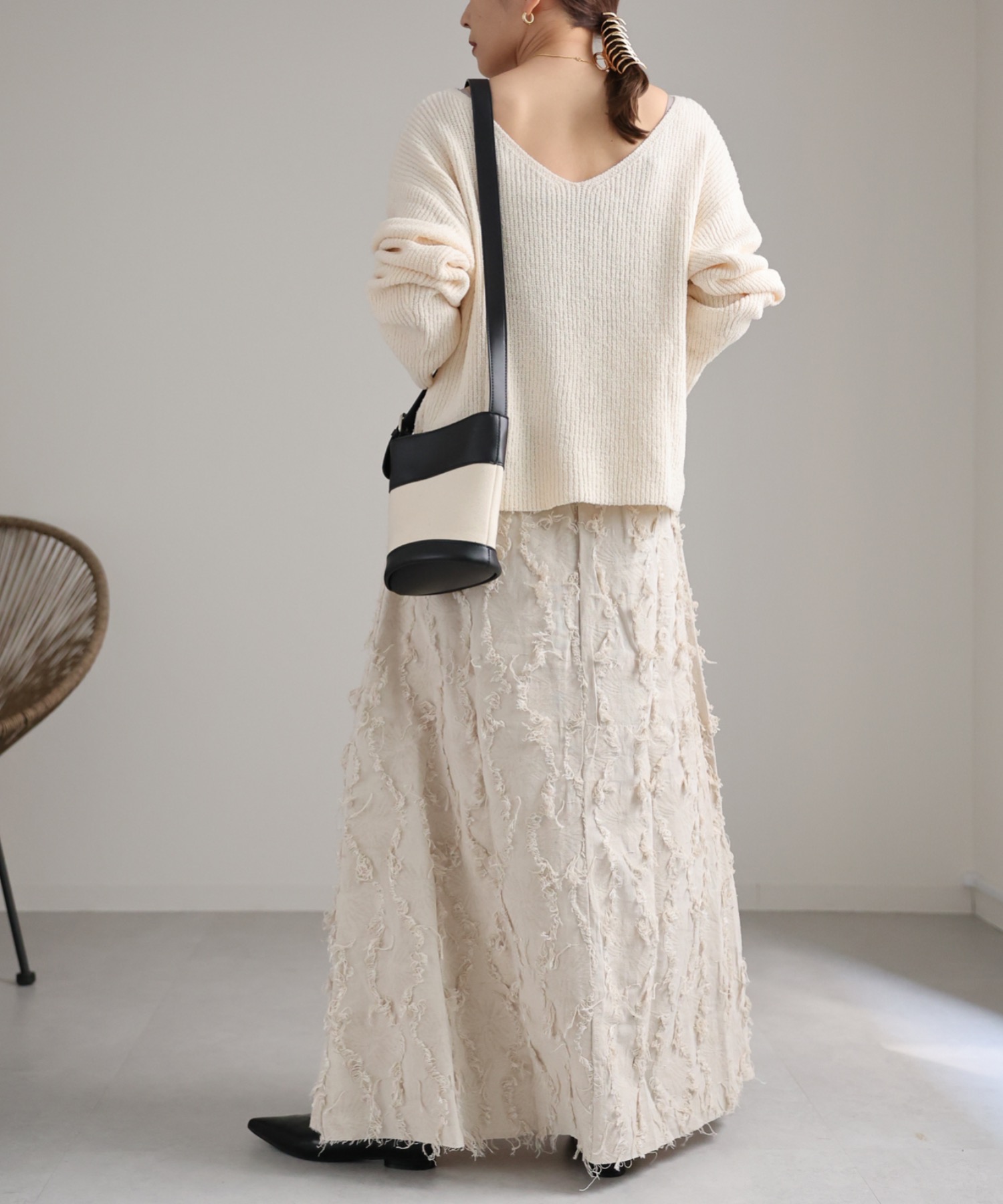 model:162cm  着用サイズ:FREE