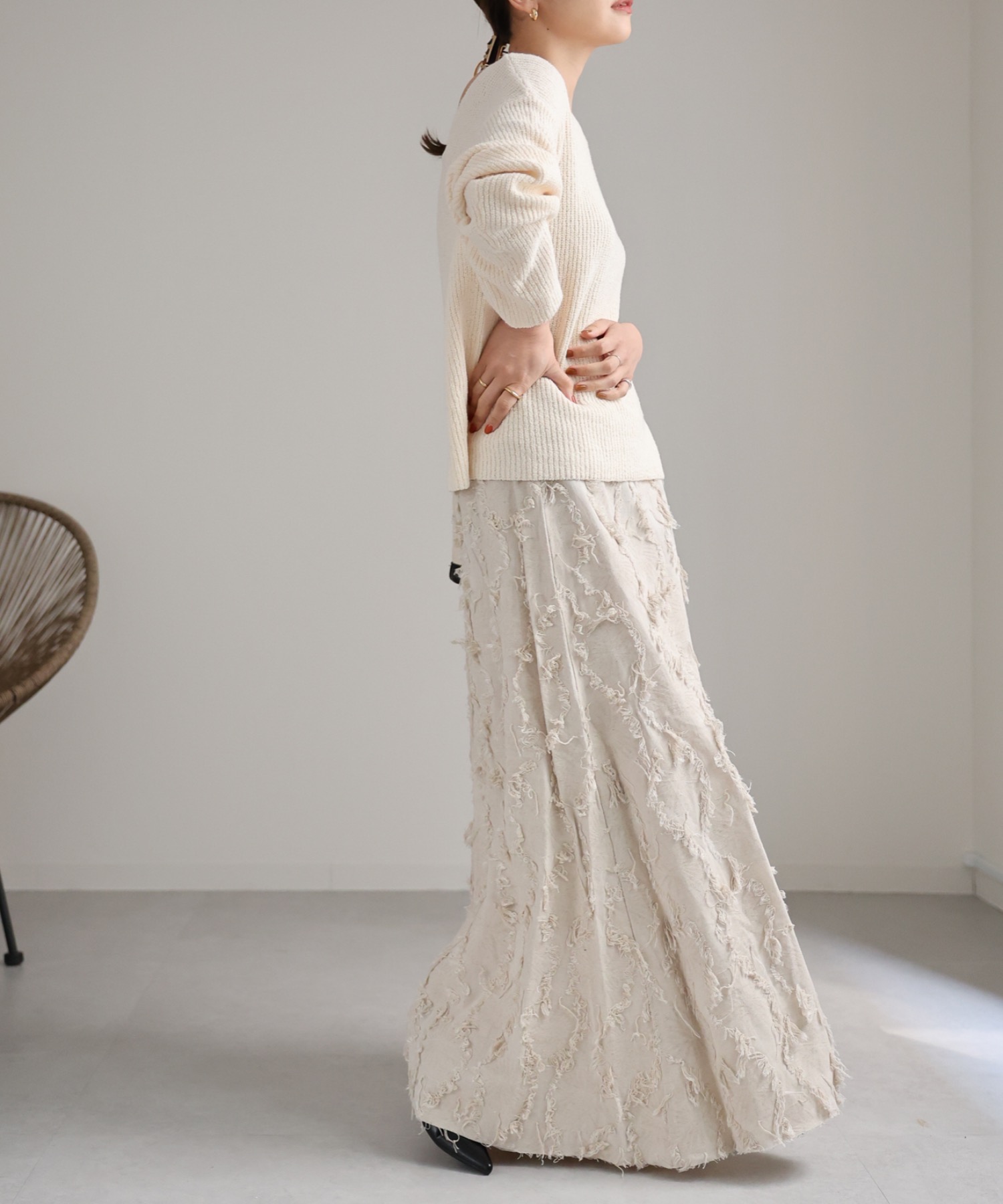 model:162cm  着用サイズ:FREE
