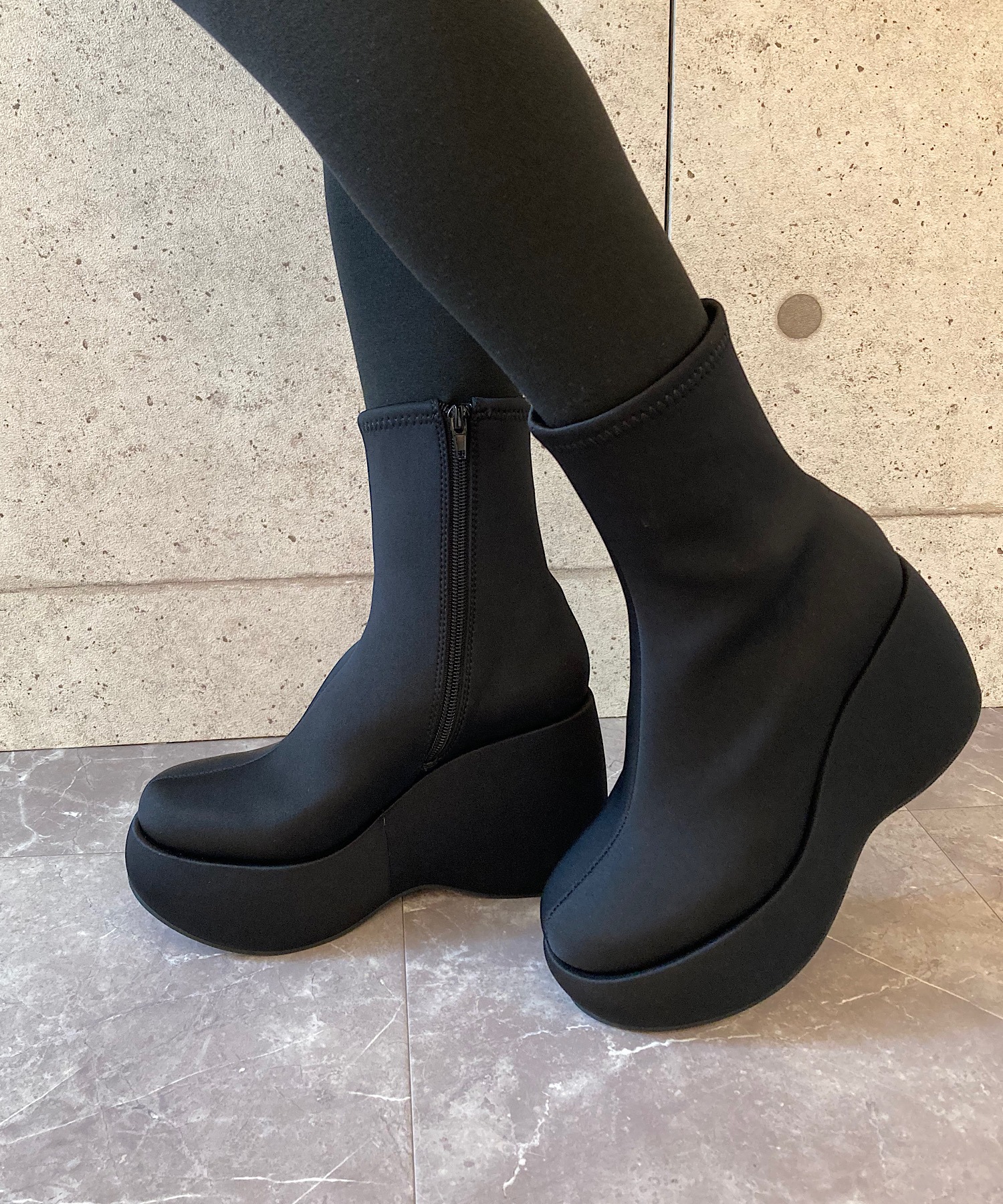 【JEFFREY CAMPBELL】　ロングブーツ スムースレザーロングブーツ Jeffrey Campbell│Jeffrey