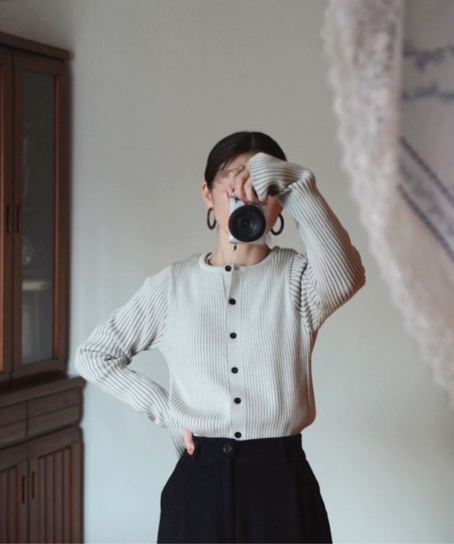 model：H156 着用サイズ：FREE