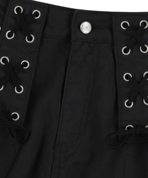 A'GEM/9 × .kom 『NIIER NOR/ニア ノア』 LACE-UP BOOT CUT PANTS