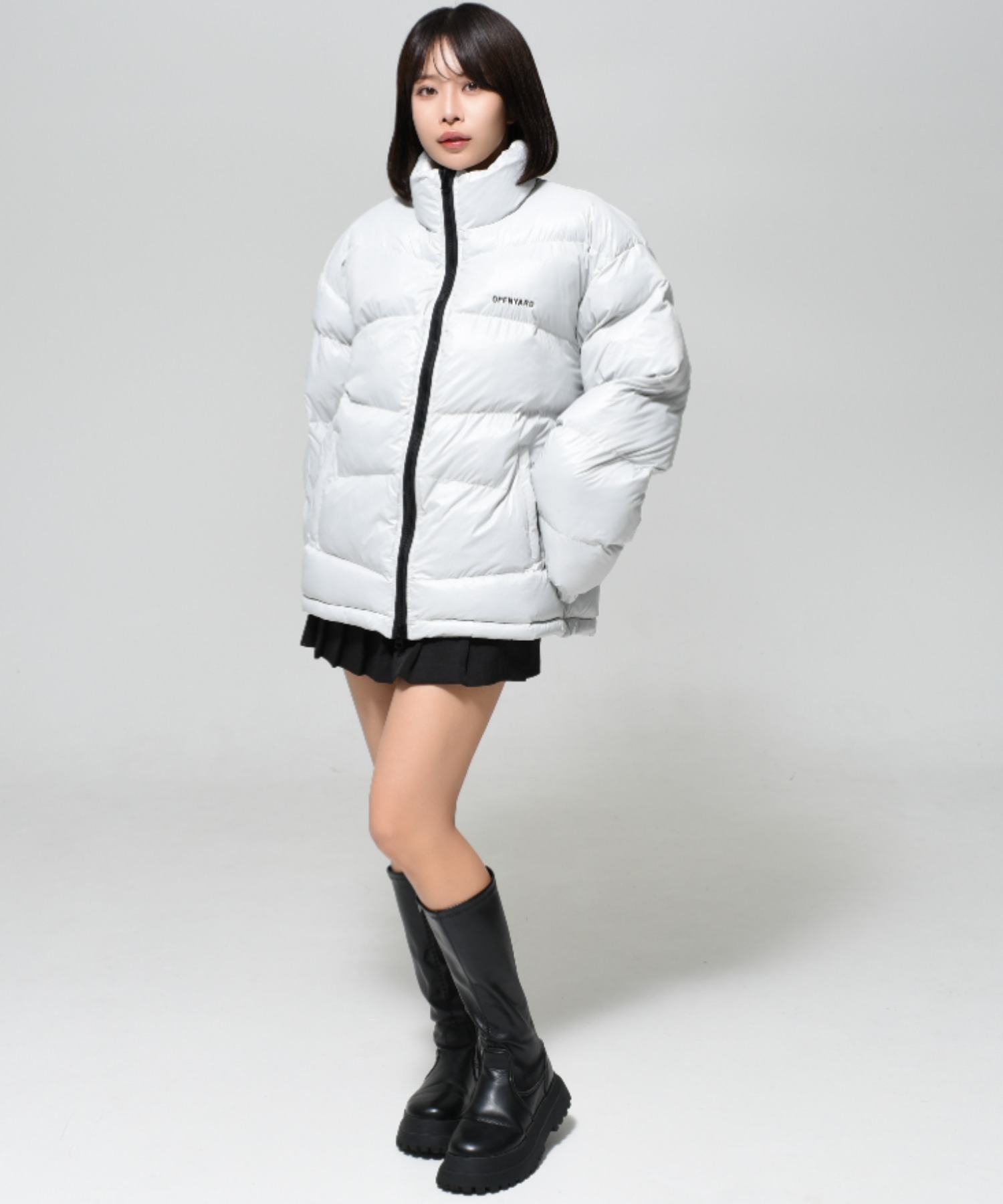 OY/オーワイ』 DISTRESSED STITCH PUFFER JACKET/ステッチ 中綿