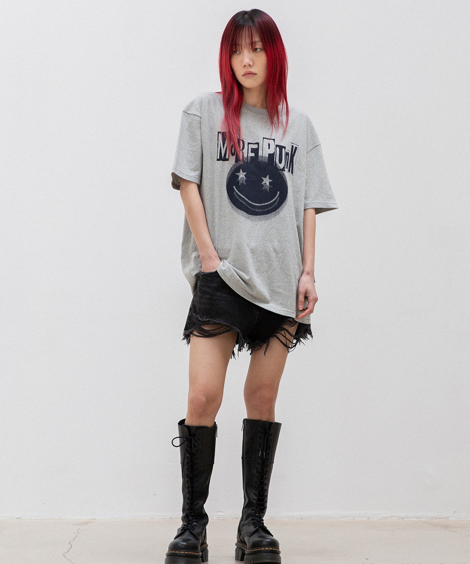 A'GEM/9 × .kom 『ISTKUNST/イストクンスト』 MORE PUNK TEE/モア