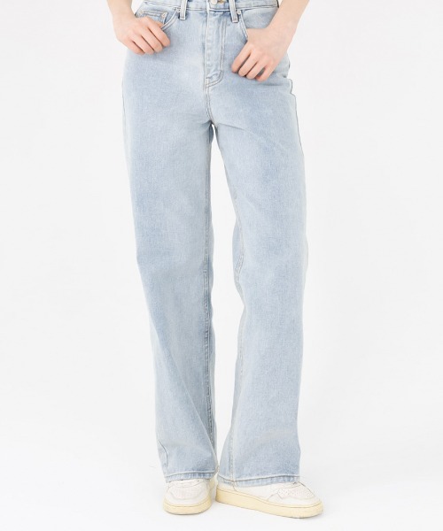 A'GEM/9 × .kom 『muah muah/ムーアムーア』WASHED WIDE DENIM