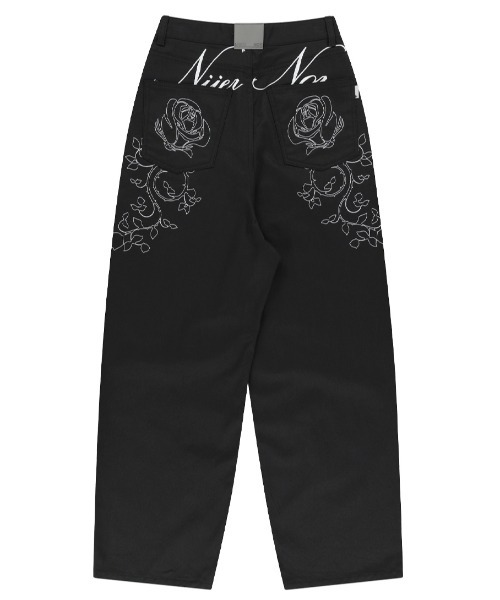 A'GEM/9 × .kom 『NIIER NOR/ニア ノア』 ROSE BALLOON DENIM