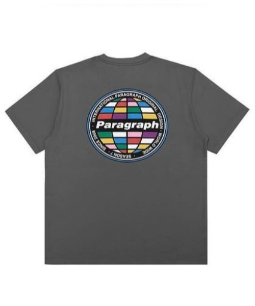 A'GEM/9 × .kom『paragraph/パラグラフ』Random color Earth T-shirt/ランダムカラーアースデザイン 半袖Tシャツ