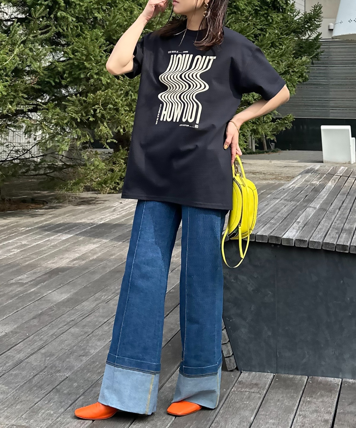 model:154cm 着用サイズ:M