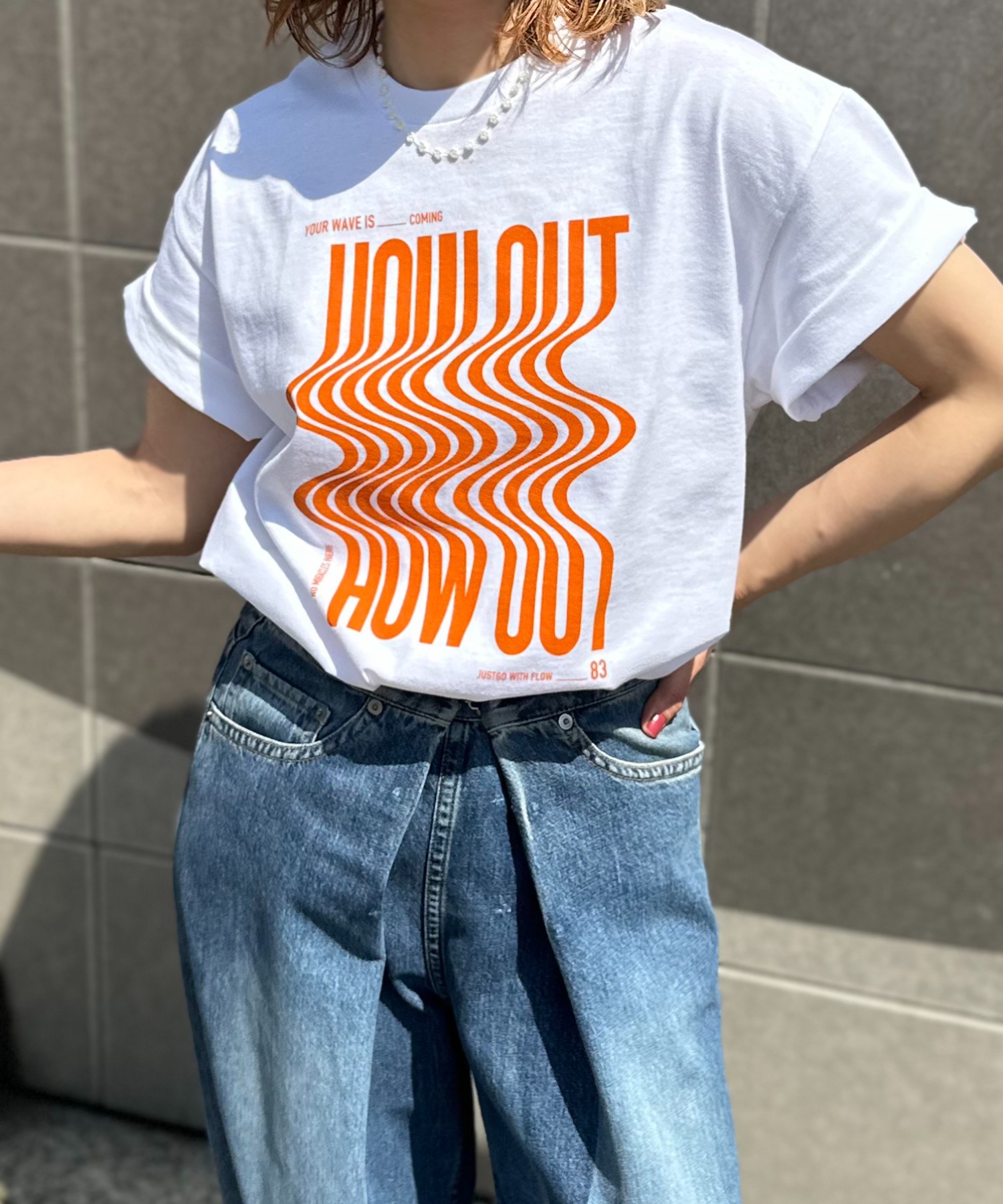 ホワイト
model:154cm 着用サイズ:M