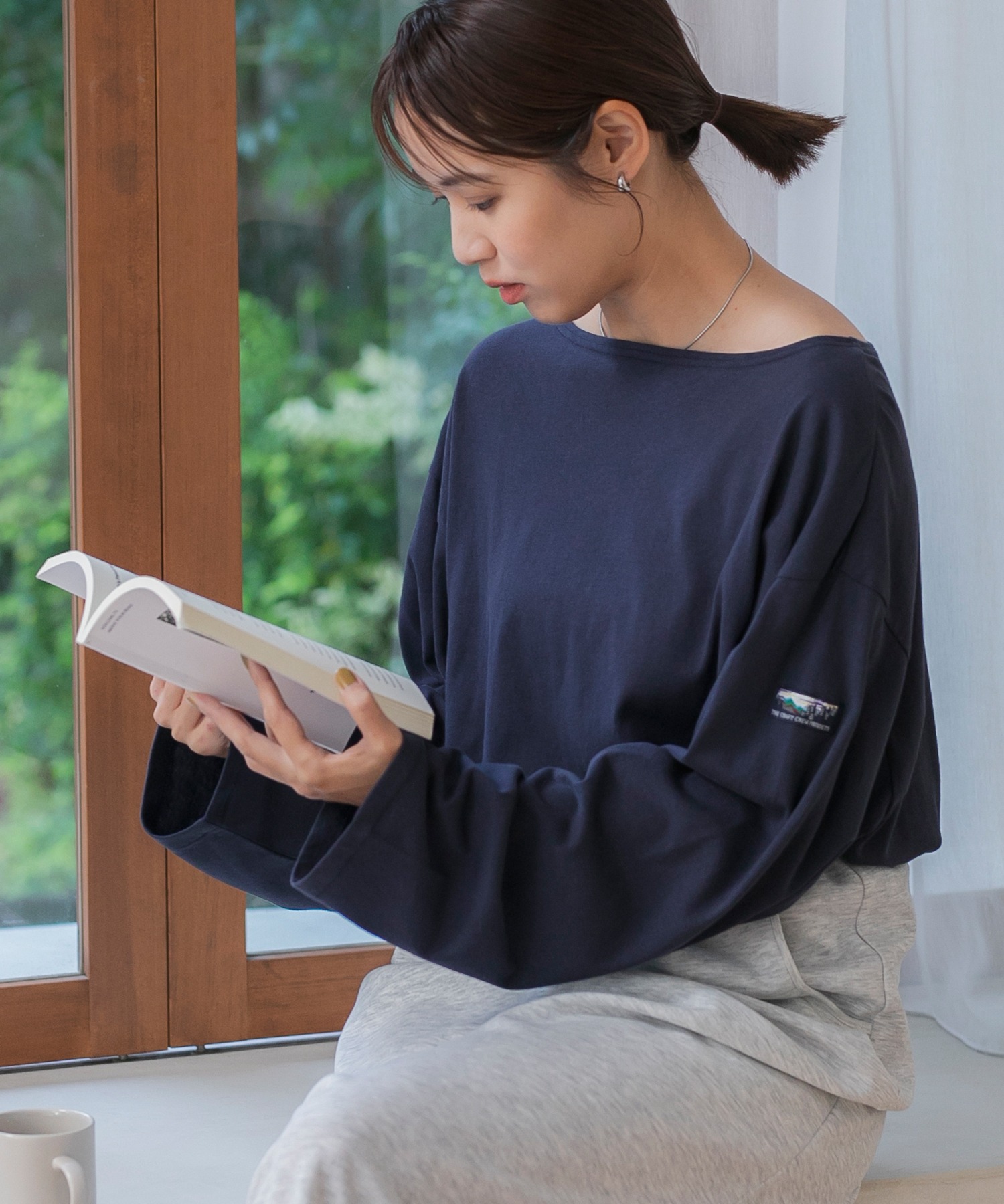 ボートネックバスクロングスリーブTシャツ【THE CRAFT CREW PRODUCTS