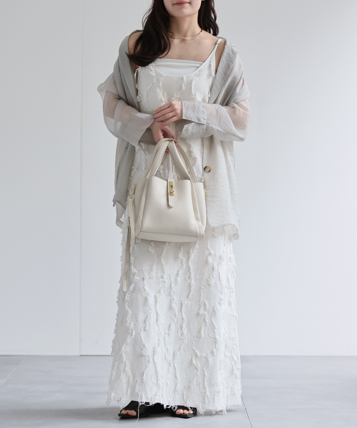 model：156cm 着用サイズ：FREE
