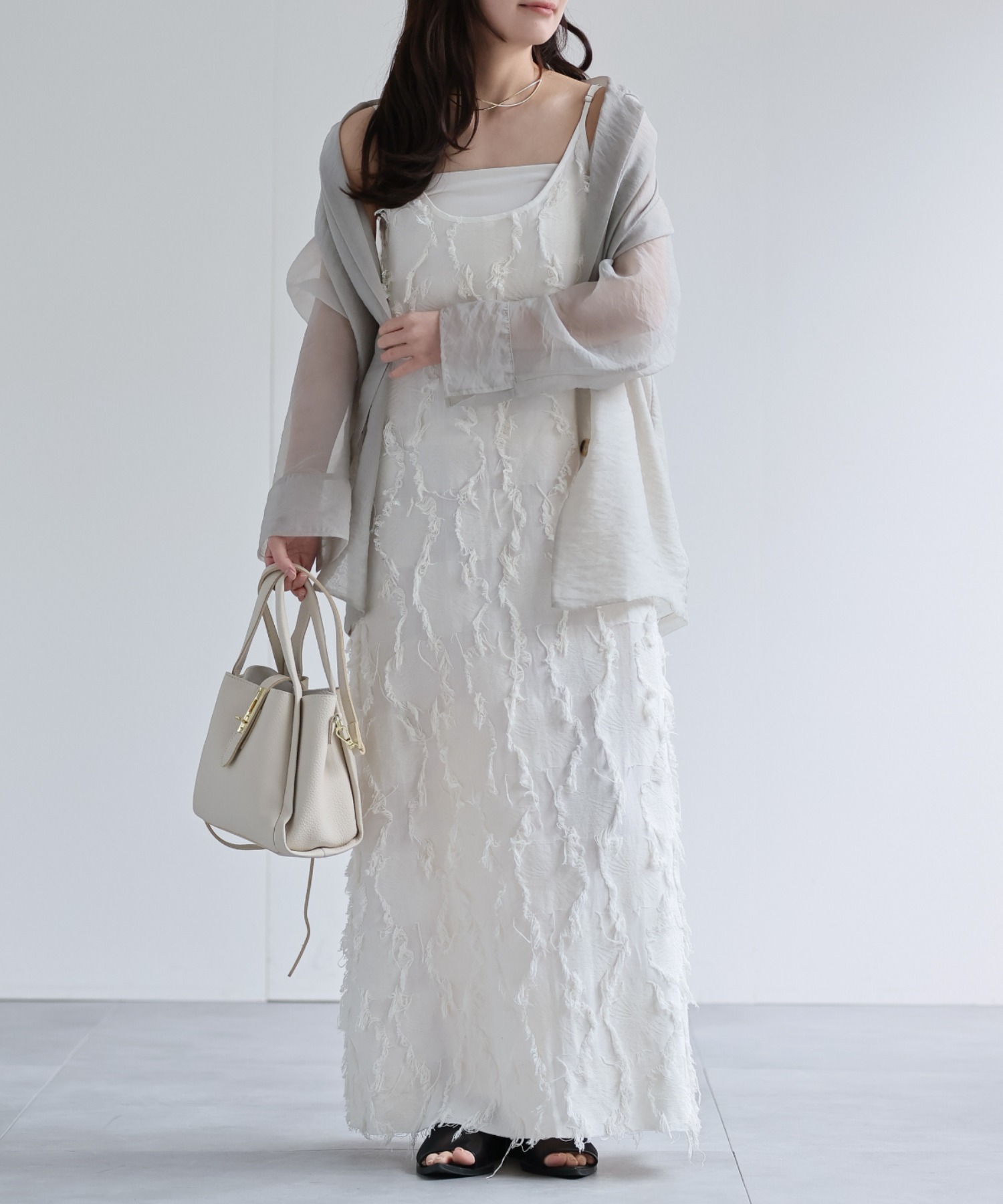 model：156cm 着用サイズ：FREE