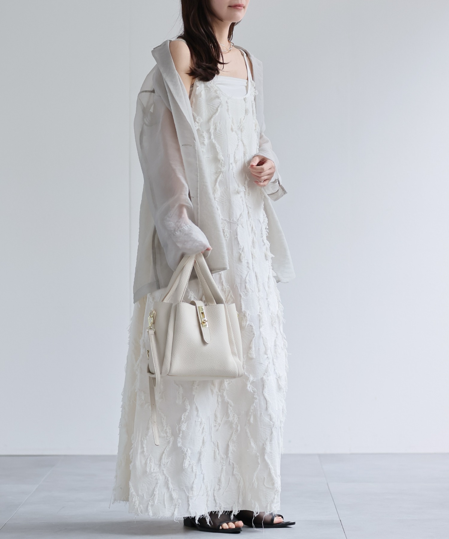 model：156cm 着用サイズ：FREE