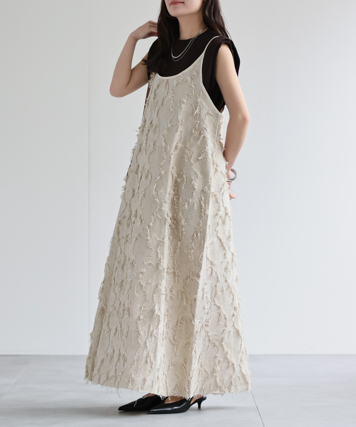 model：156cm 着用サイズ：FREE