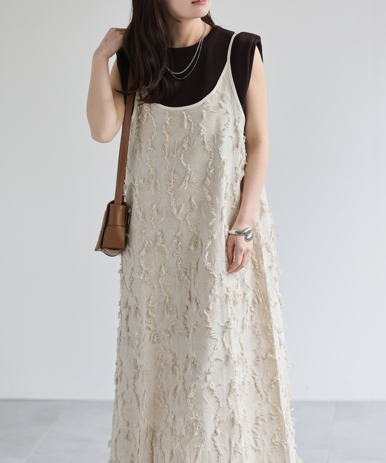 model：156cm 着用サイズ：FREE