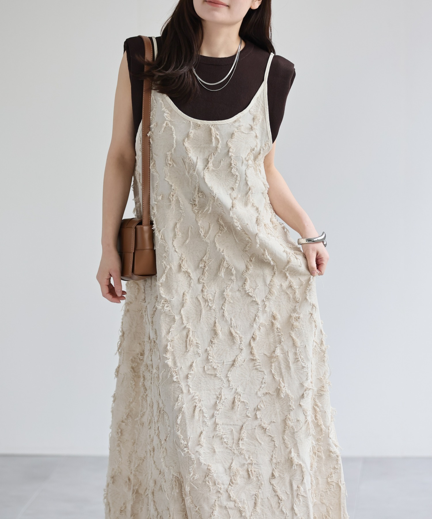 model：156cm 着用サイズ：FREE