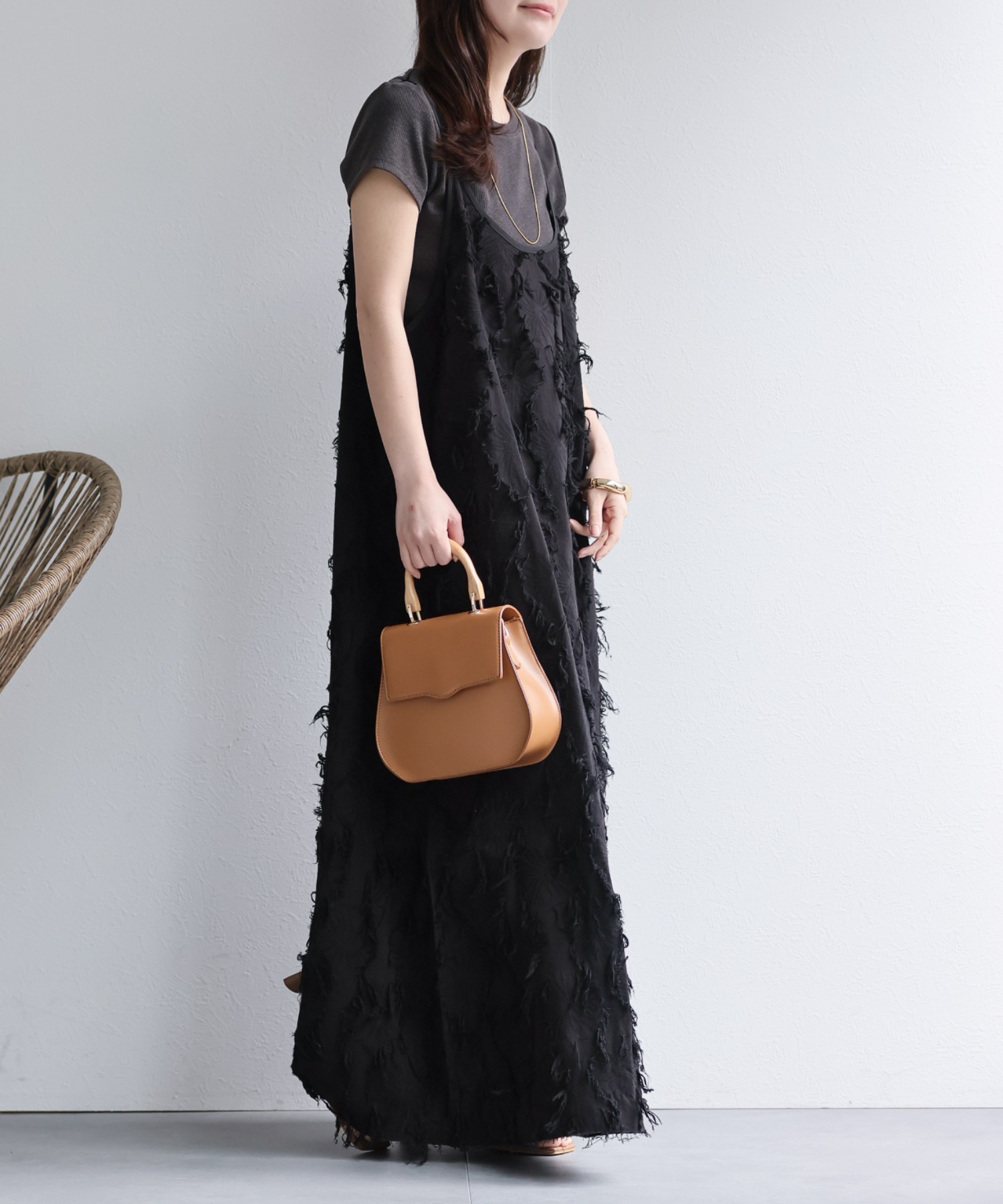 model：156cm 着用サイズ：FREE