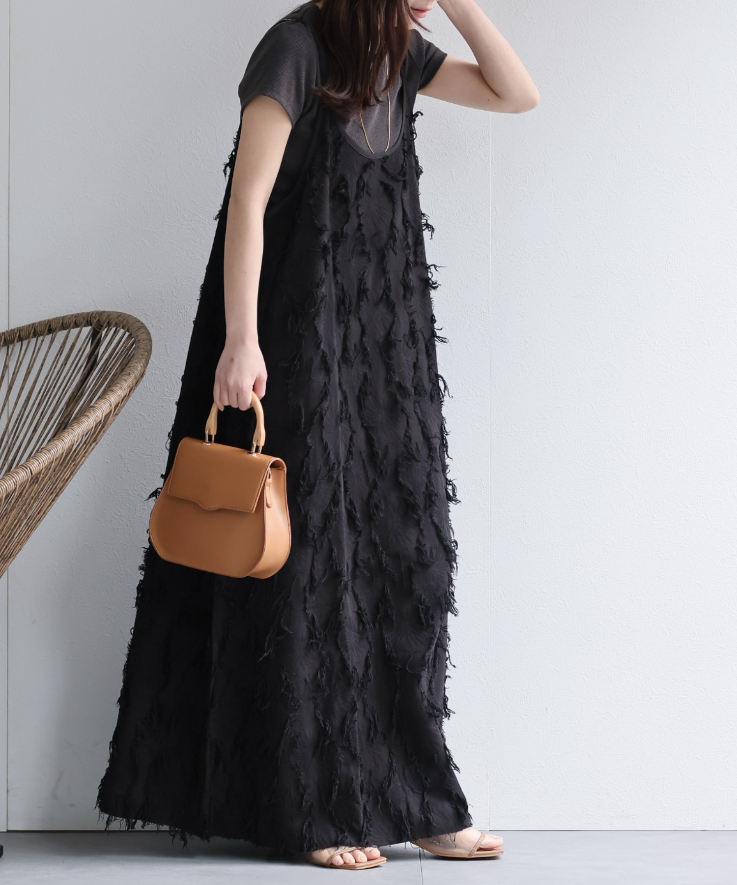 model：156cm 着用サイズ：FREE