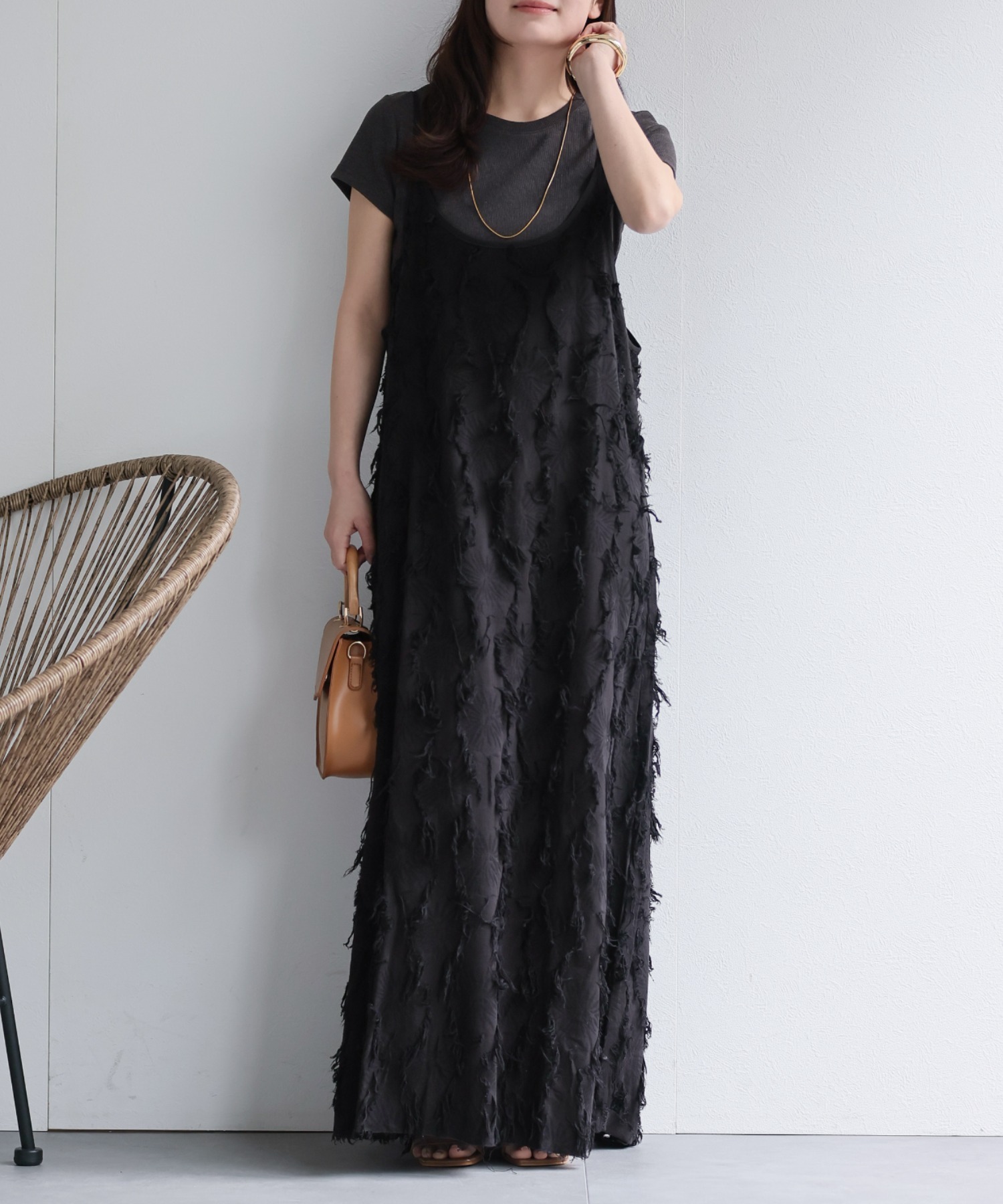 model：156cm 着用サイズ：FREE