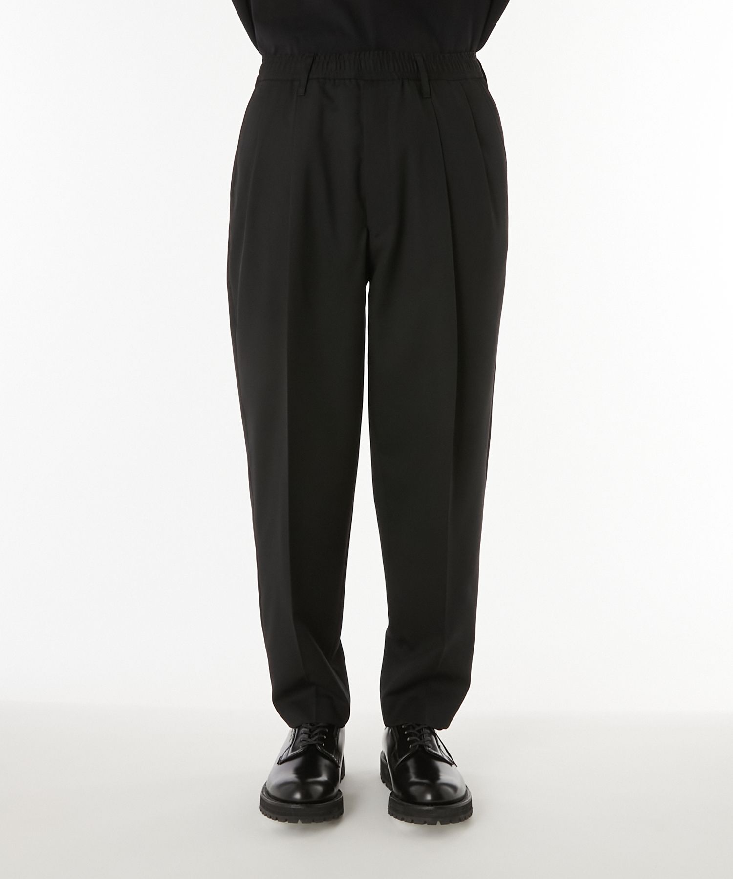 パンツ N.hoolywood WIDE TAPERED PANTS BLACK WIDE TAPERED PANTS N.HOOLYWOOD COMPILE│N-HOOLYWOOD.COM