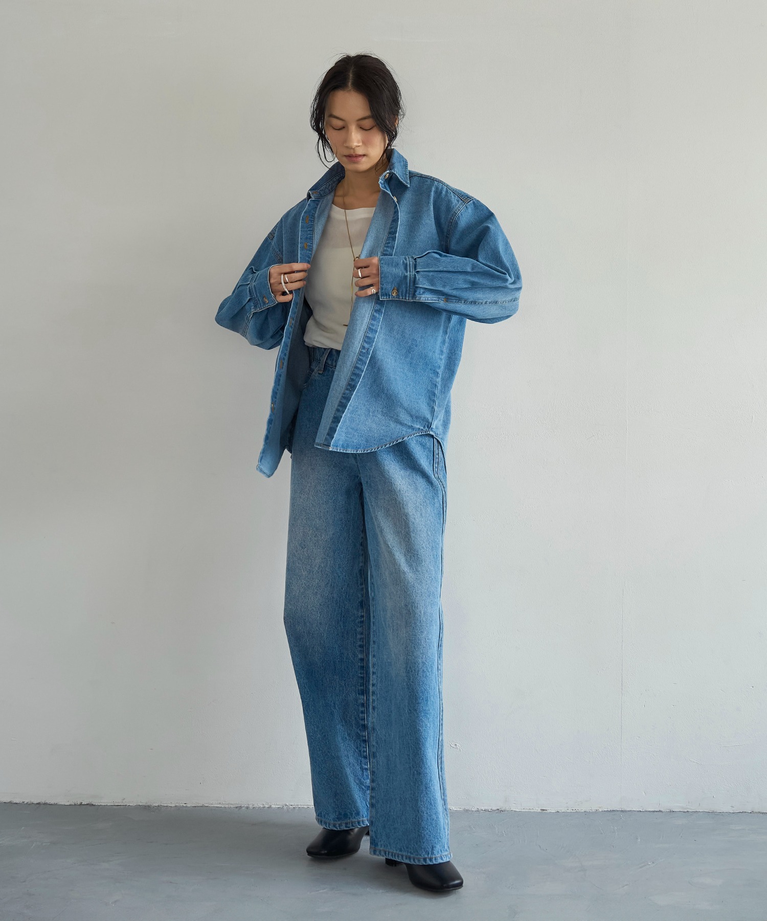 model：H165　着用サイズ：F