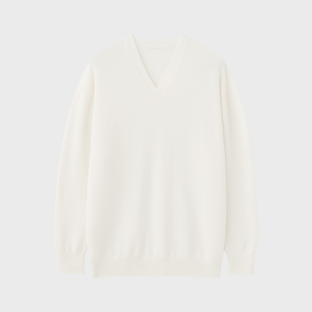 Кашимая ворсованный оверсайз V‑neck four‑color 4‑класс