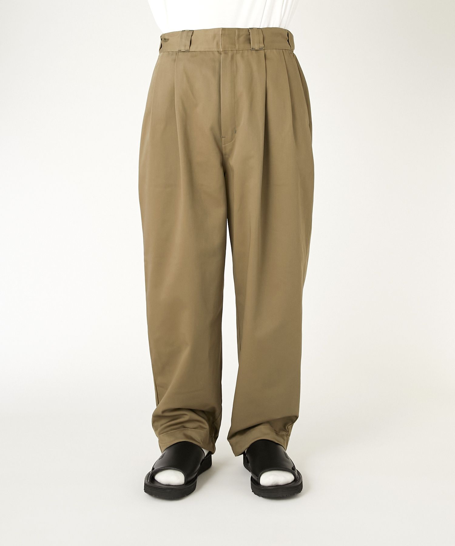 N.HOOLYWOOD COMPILE × Dickies / 2TUCKS TROUSERS N.HOOLYWOOD