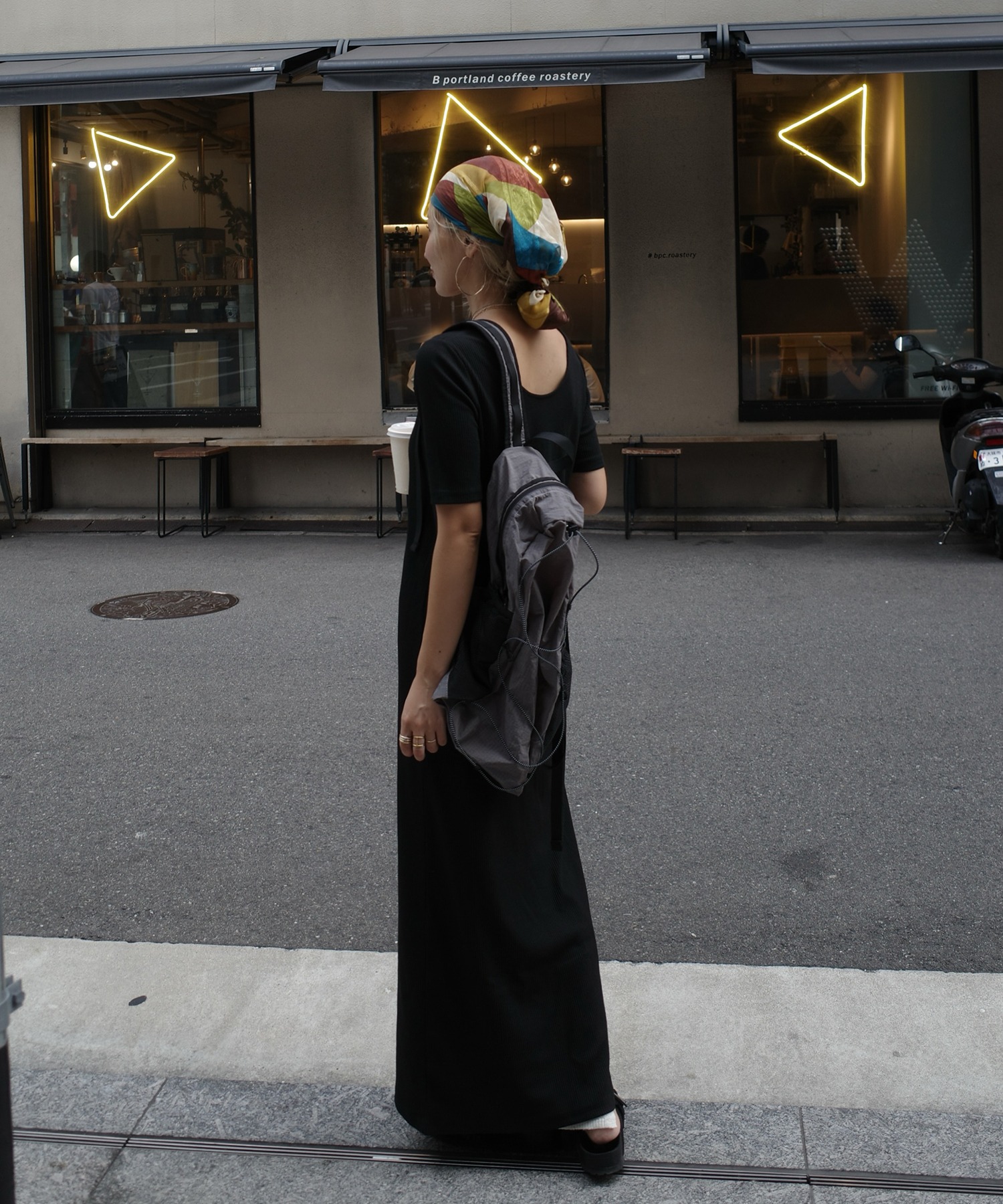 model：H163 着用サイズ：FREE