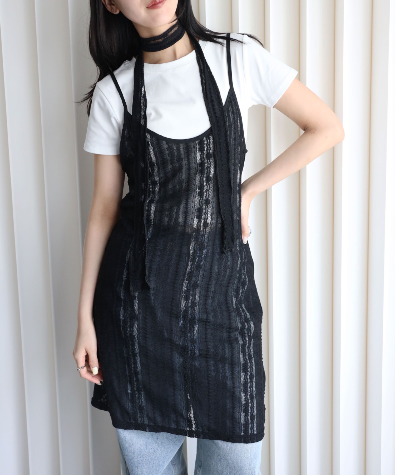 model：164cm. 着用サイズ: FREE