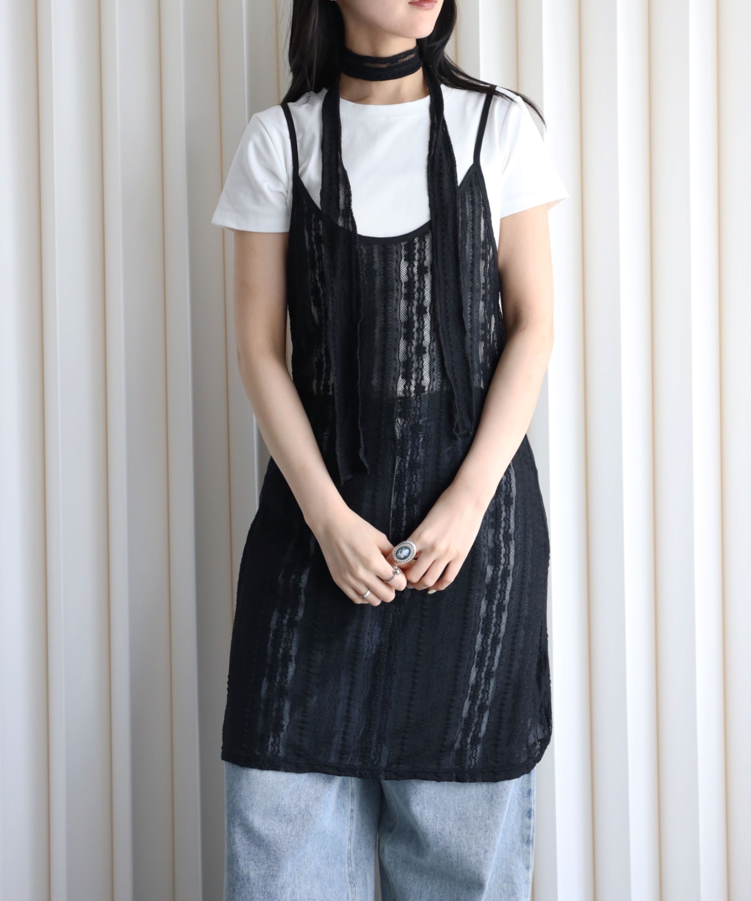 model：164cm. 着用サイズ: FREE