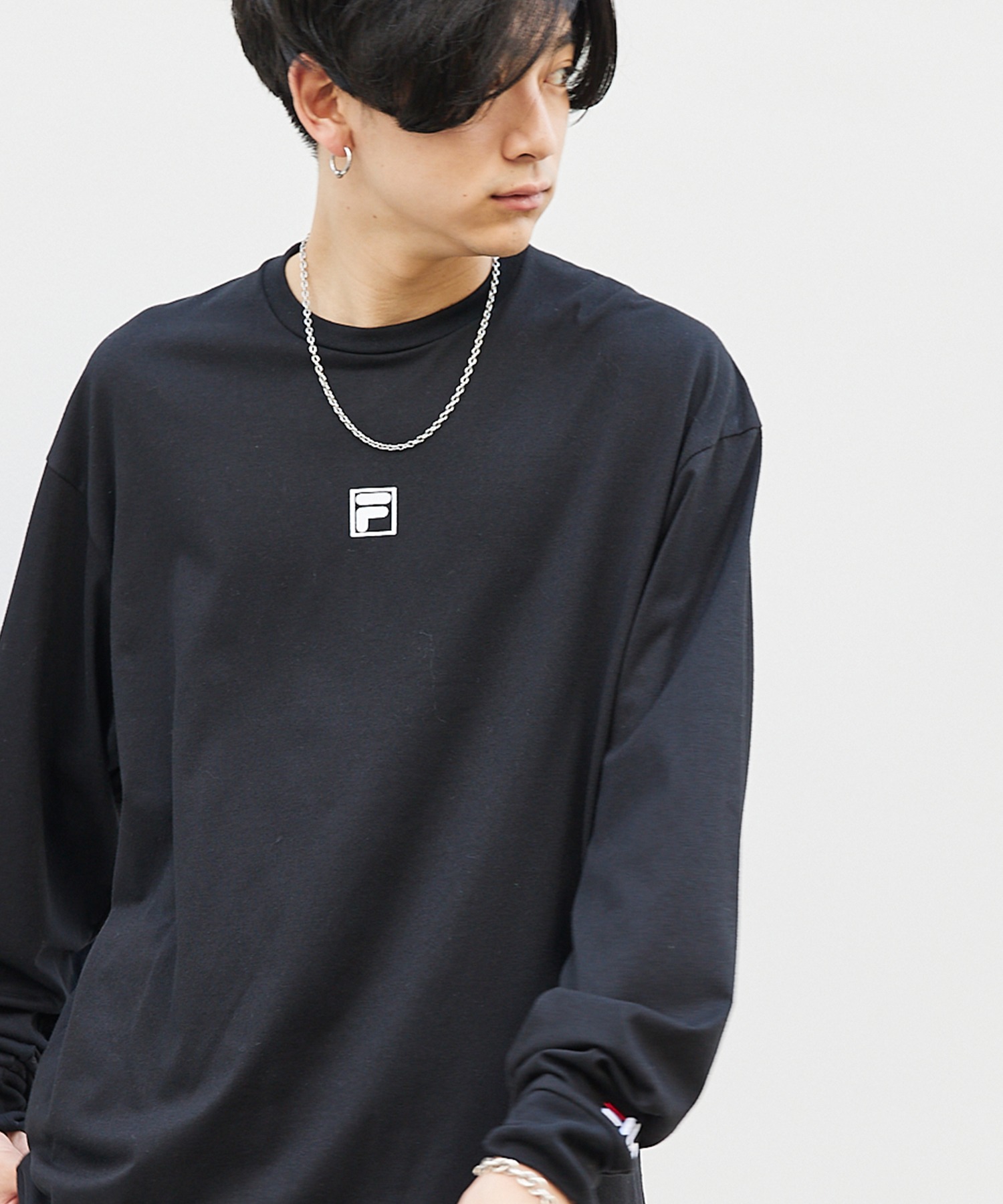 BALR.定価3.5万❣️トレーナー ストライプ クルーネック ロゴ 黒 刺繍 SUPPLIER トレーナー スウェット SUPPLIER/サプライヤー