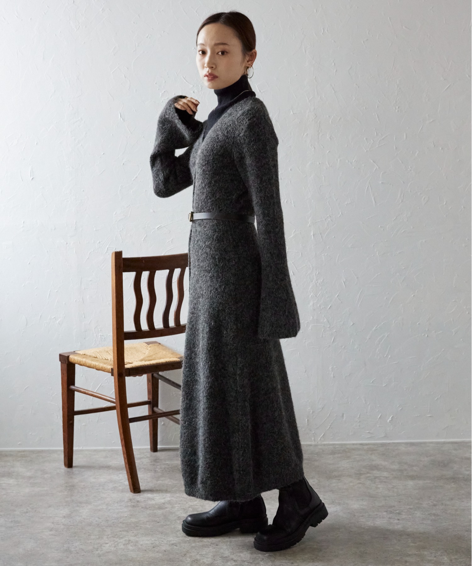 model：158cm　着用サイズ：FREE