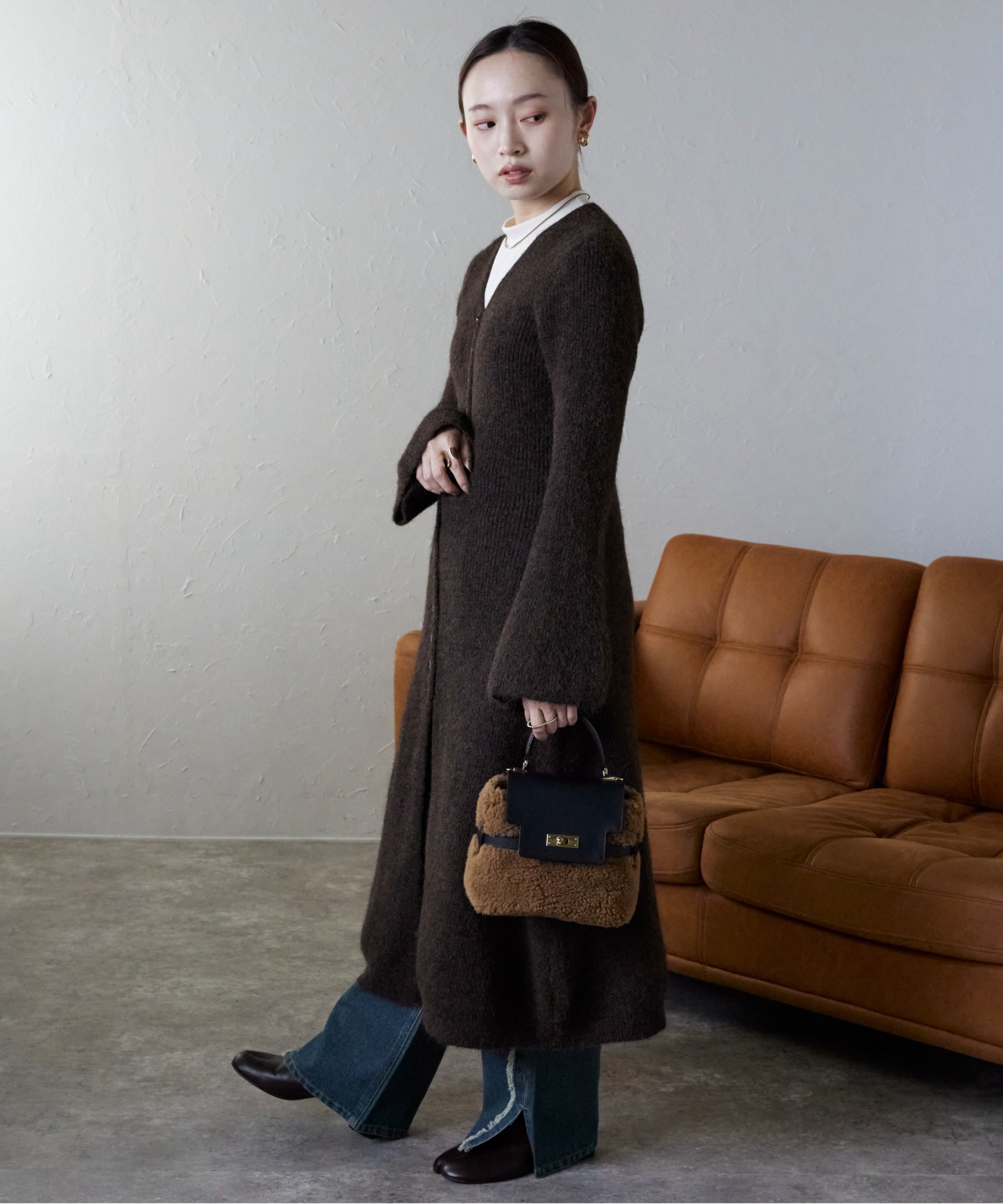 model：158cm　着用サイズ：FREE