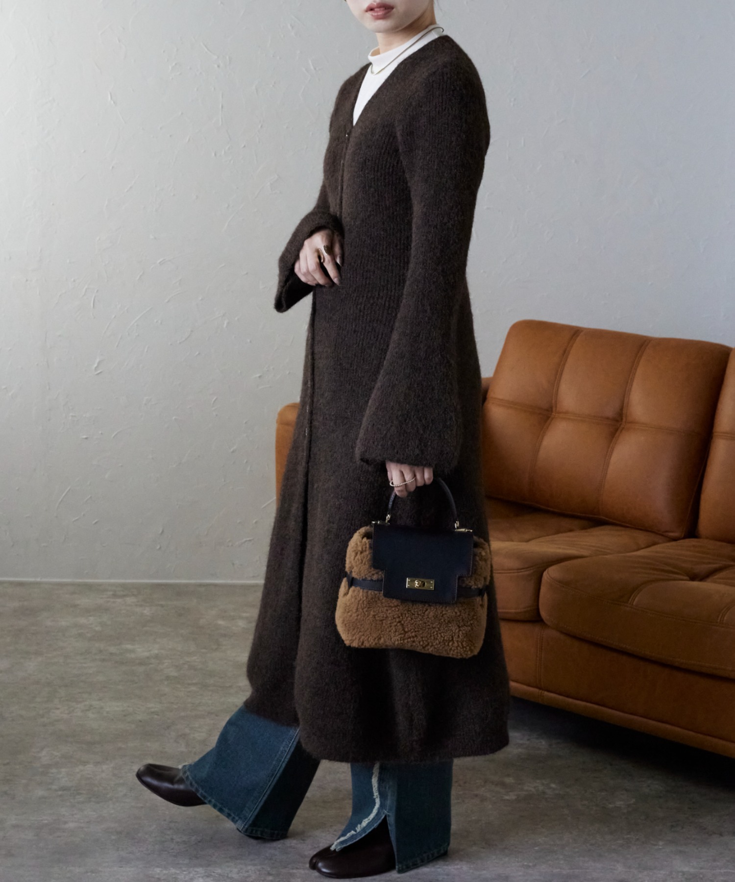 model：158cm　着用サイズ：FREE