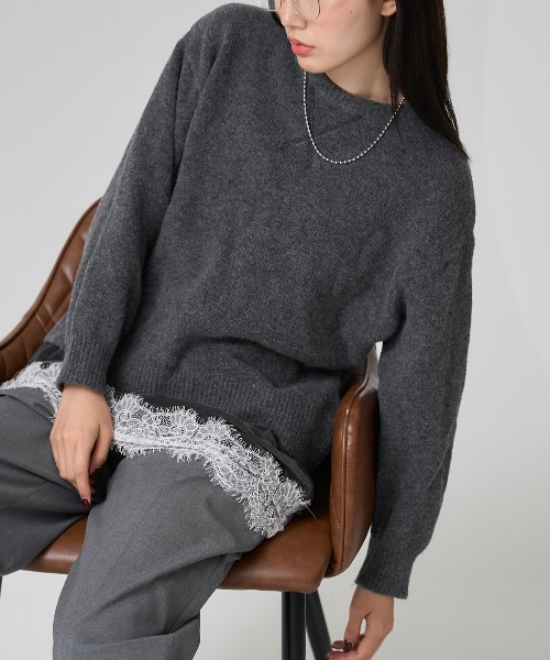 model：163cm / size：F