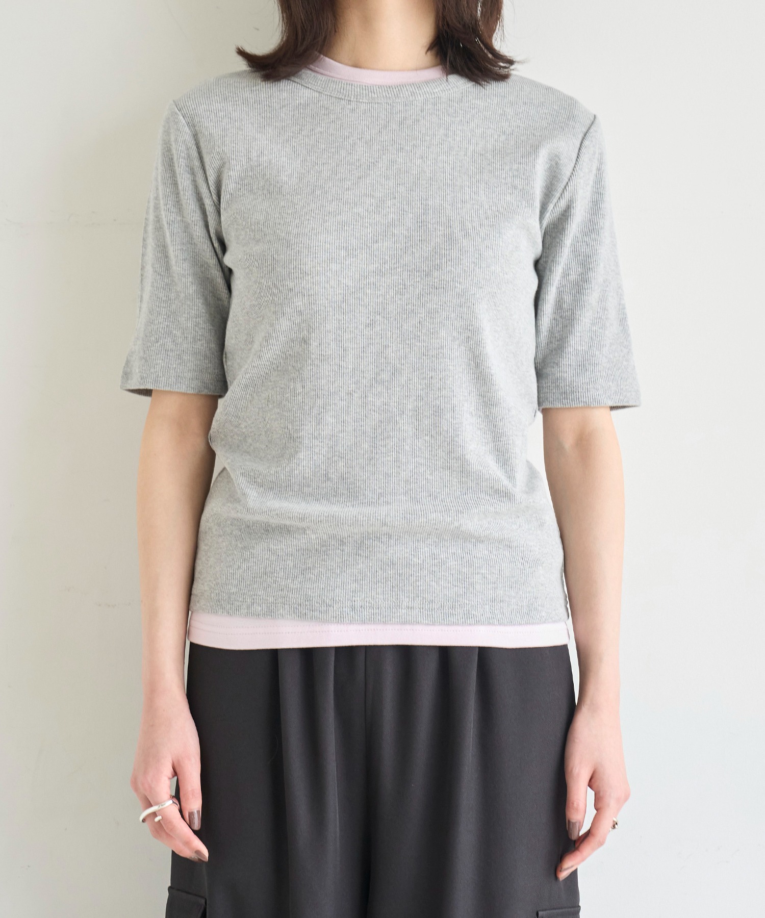 model：H166　着用サイズ：F