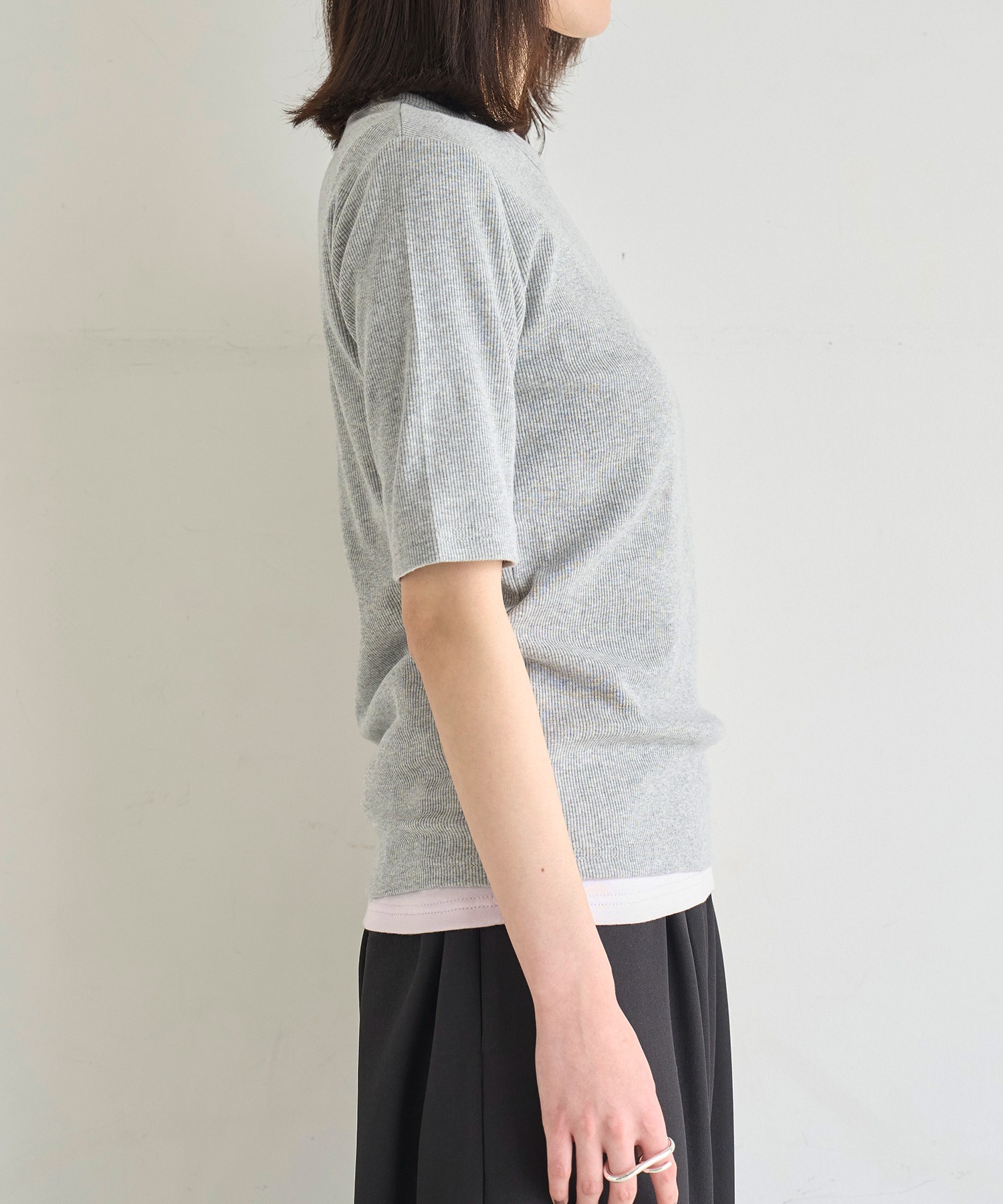 model：H166　着用サイズ：F