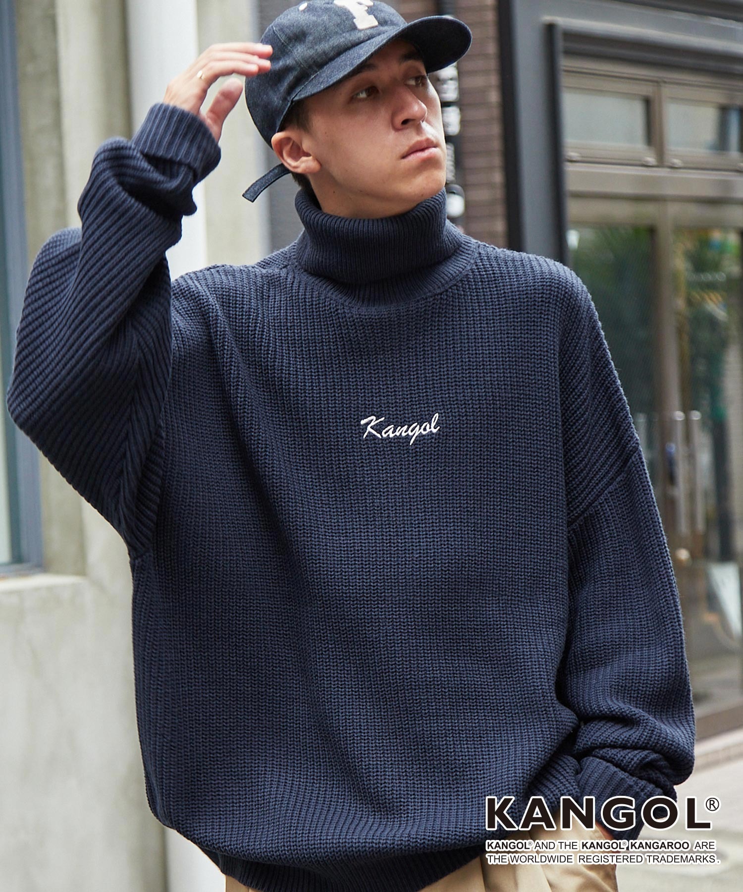 KANGOL ビックシルエット ニット